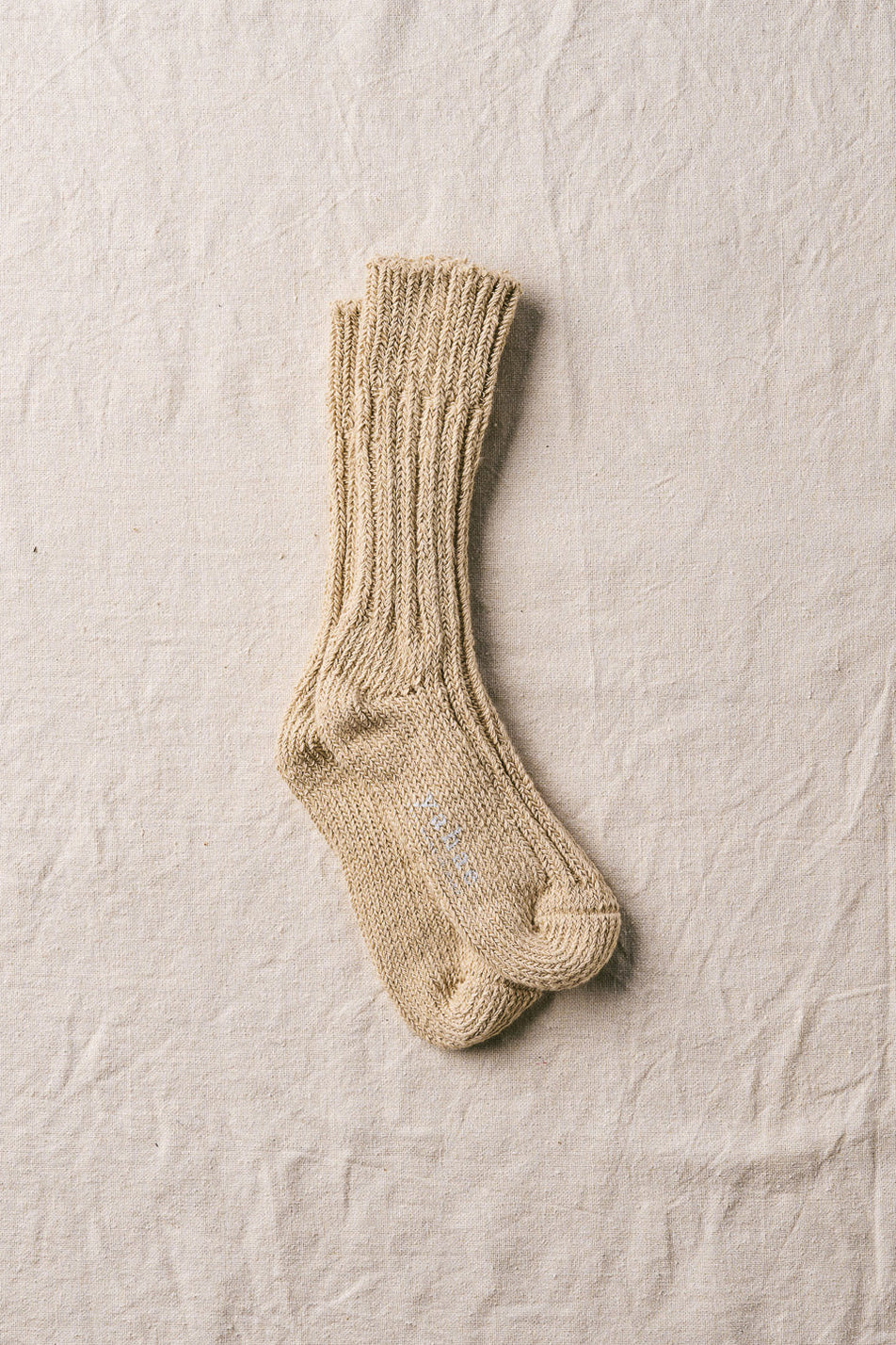 organic cotton low gauge socks in green