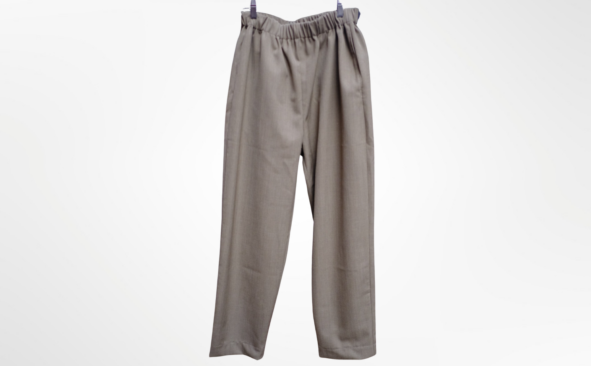 office pant in heathered brown