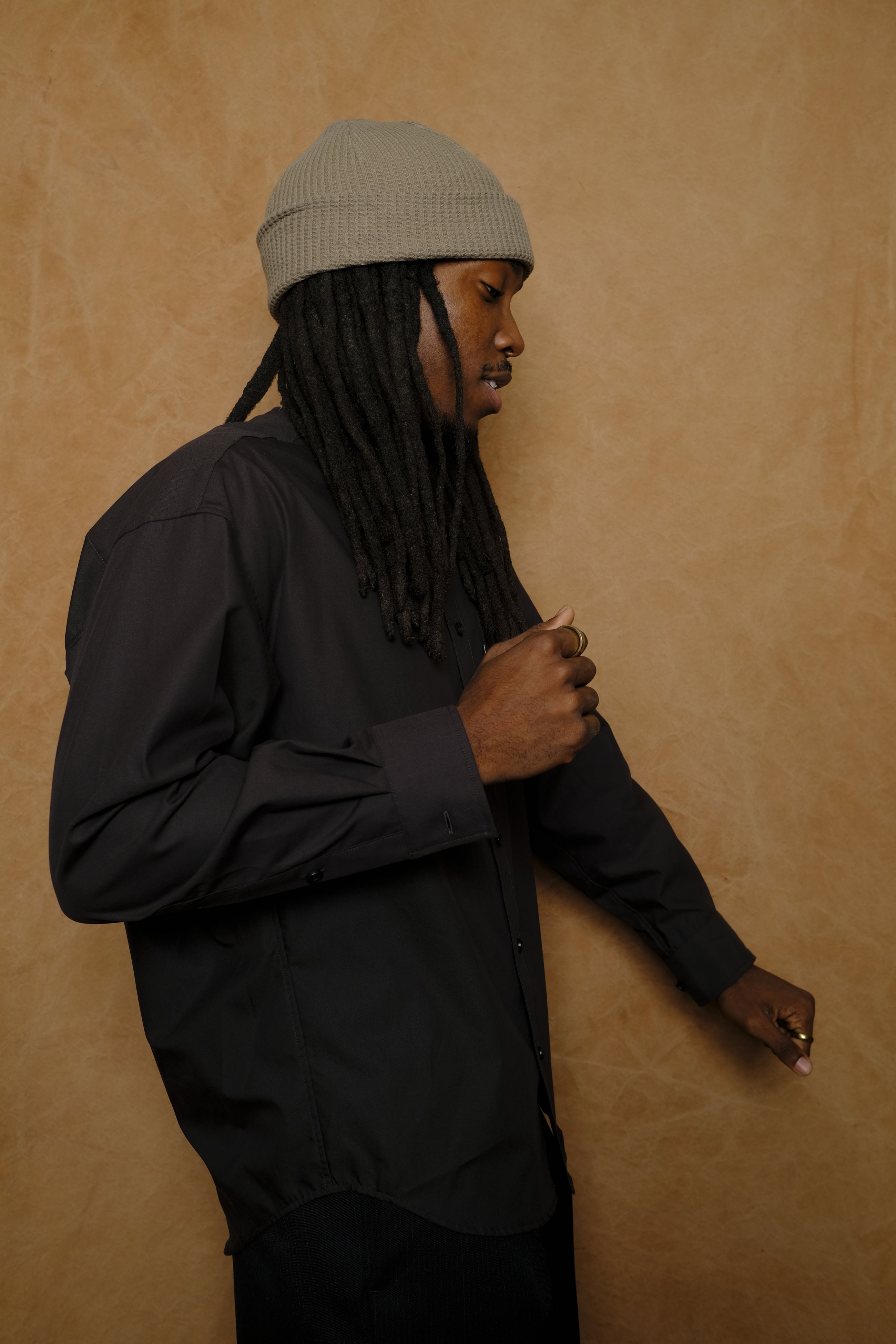 cocoon ordinary shirt in black