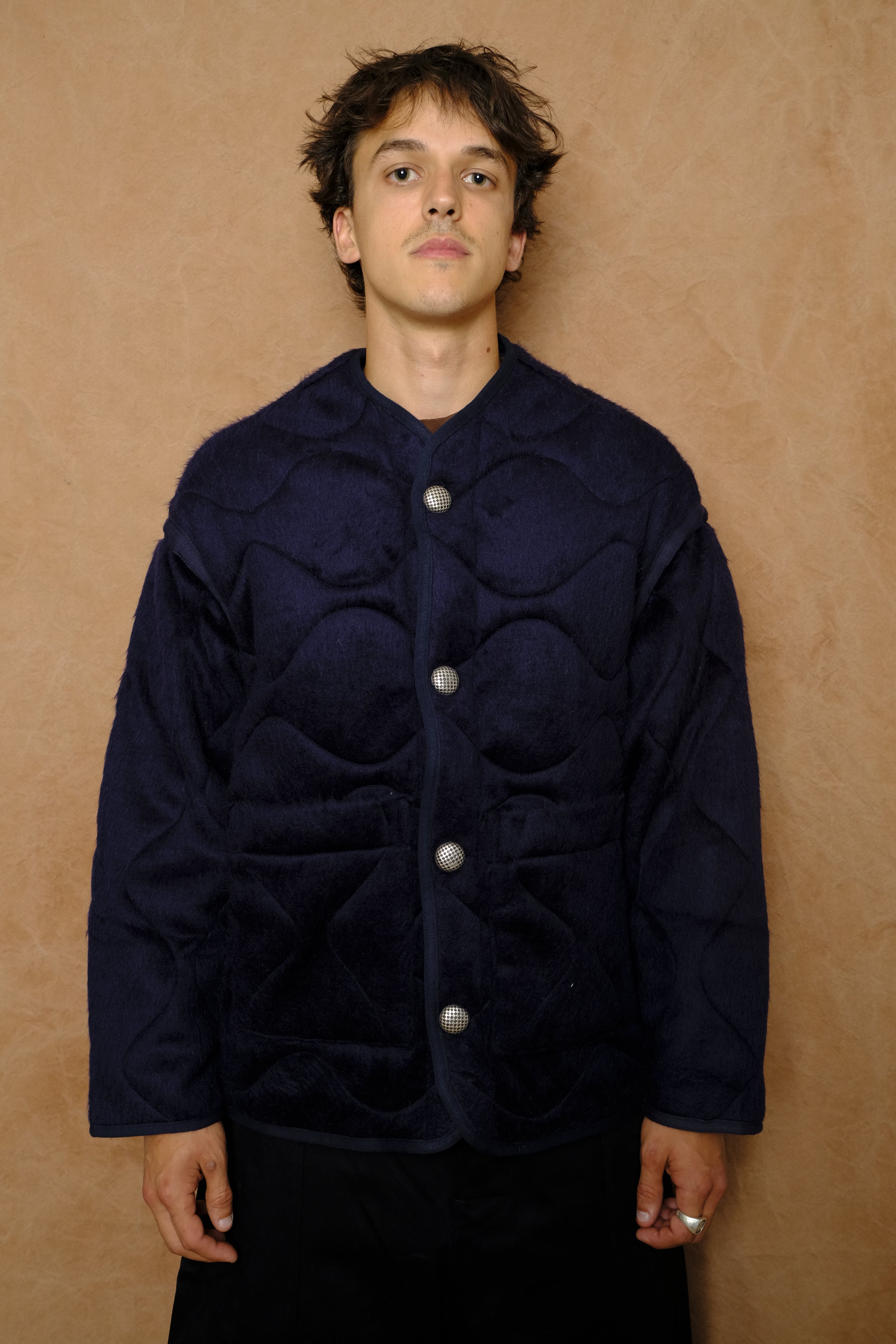 early riser wooly liner jacket in navy