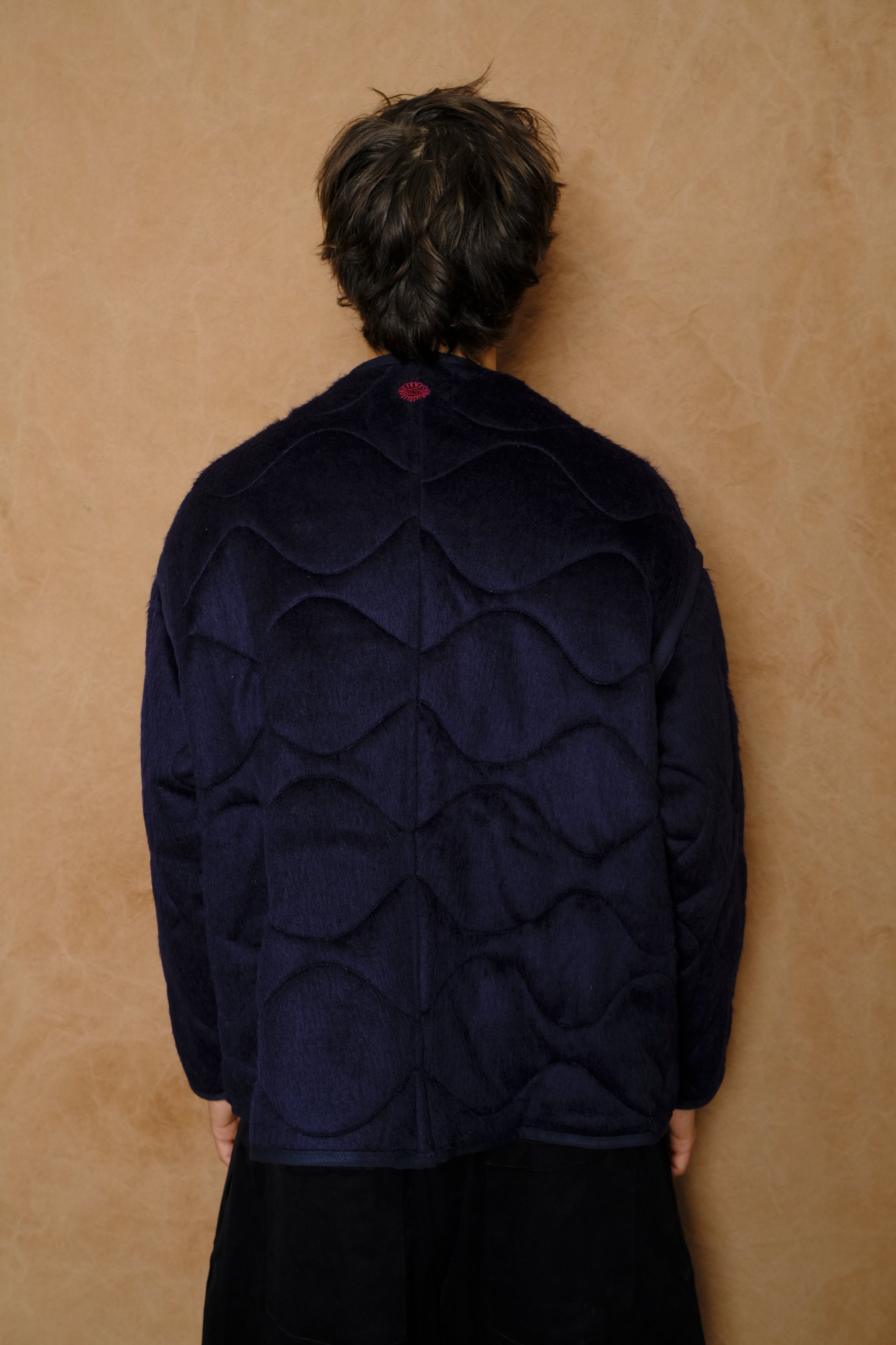 early riser wooly liner jacket in navy