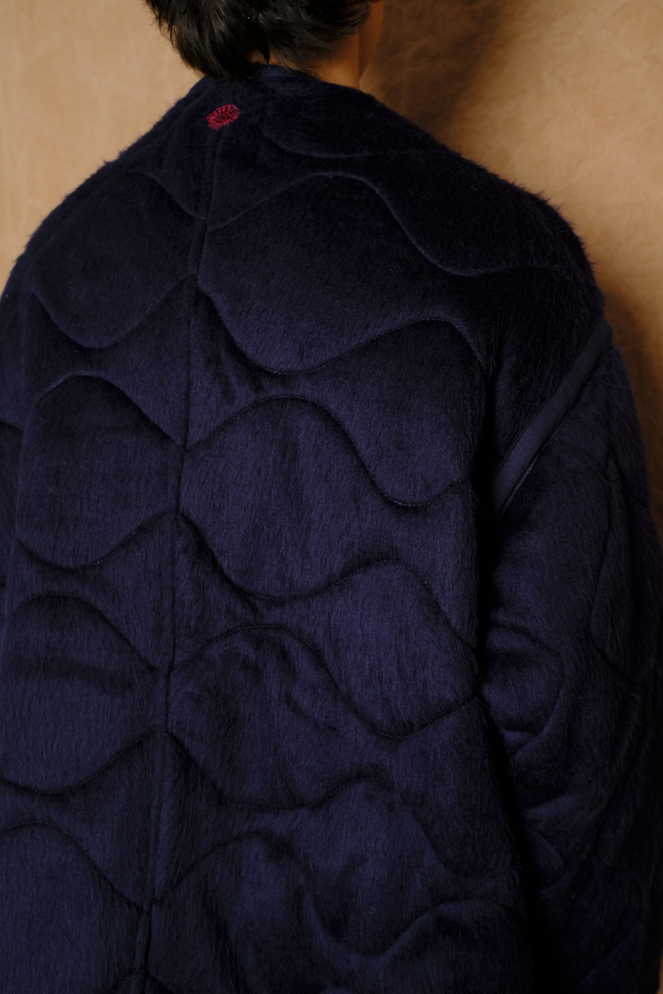 early riser wooly liner jacket in navy