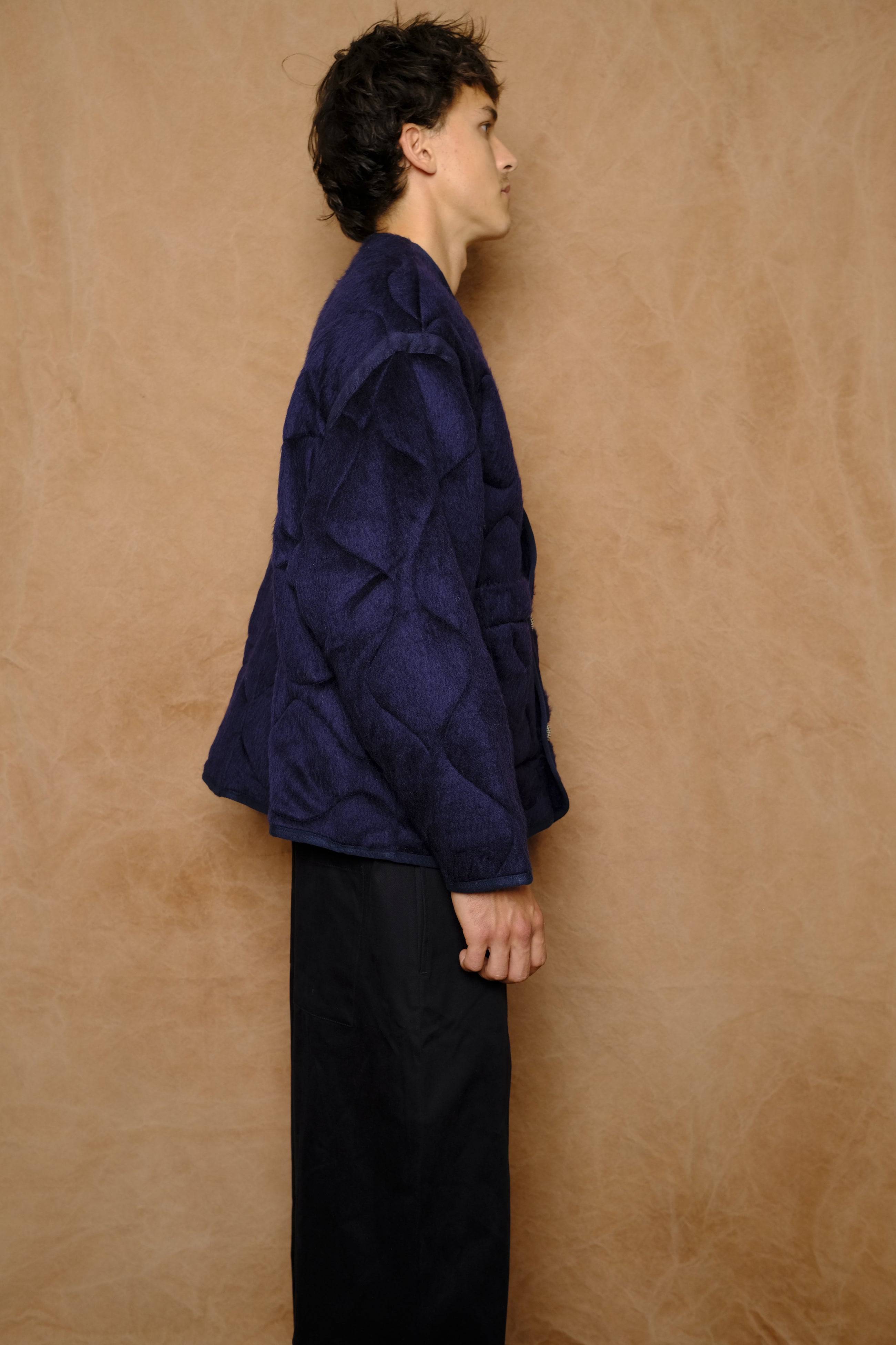 early riser wooly liner jacket in navy