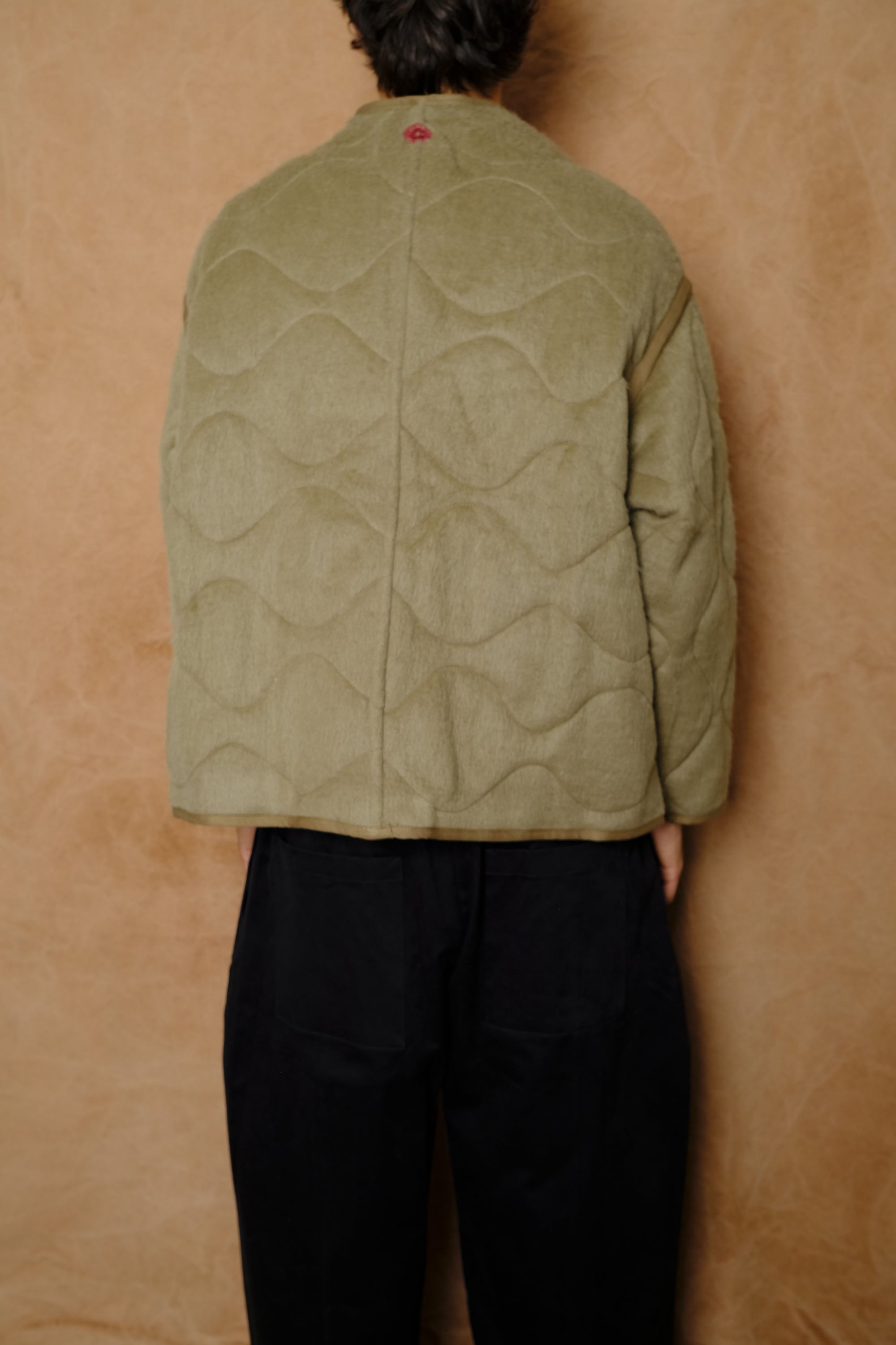 early riser wooly liner jacket in olive