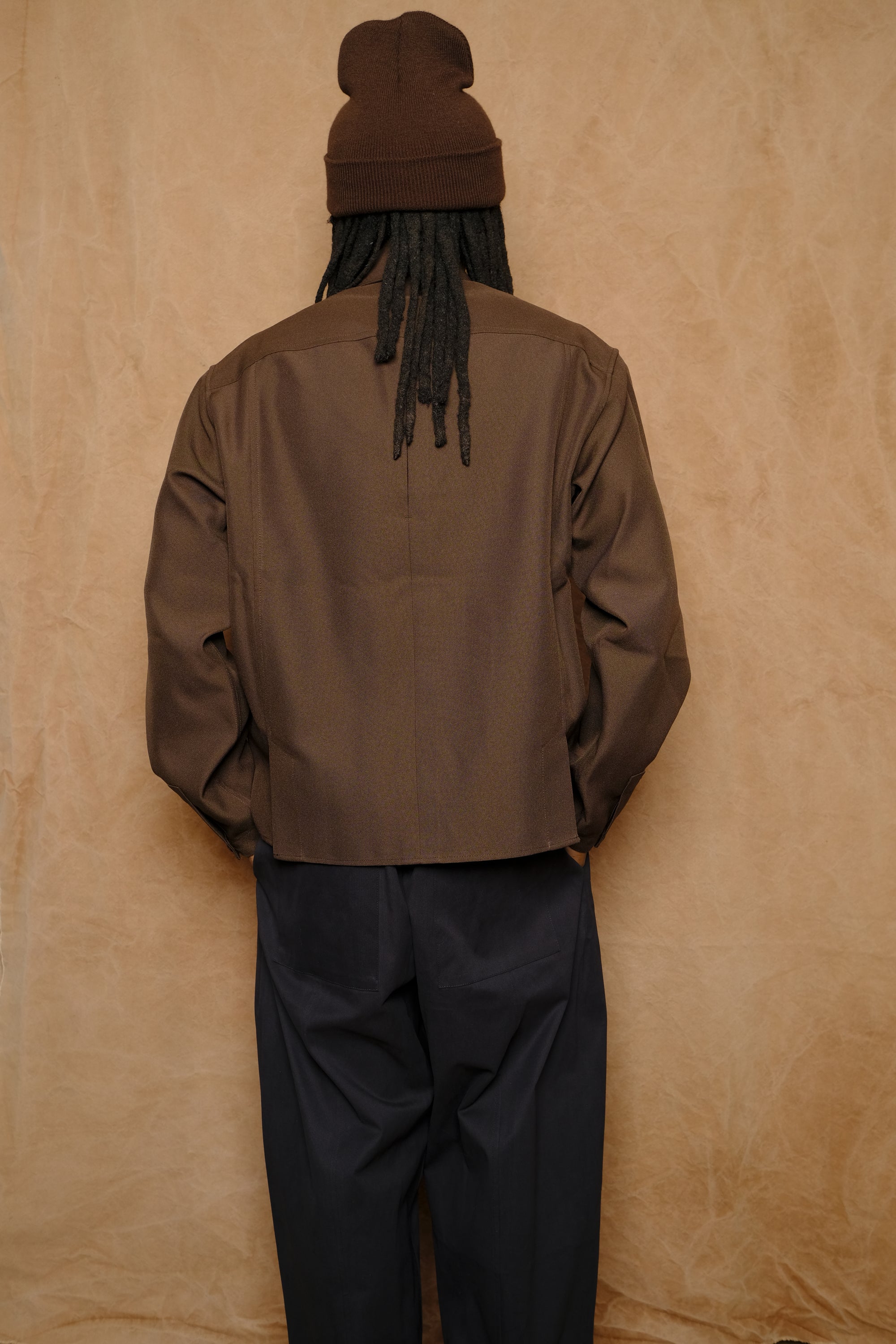 martial shirt in tobacco