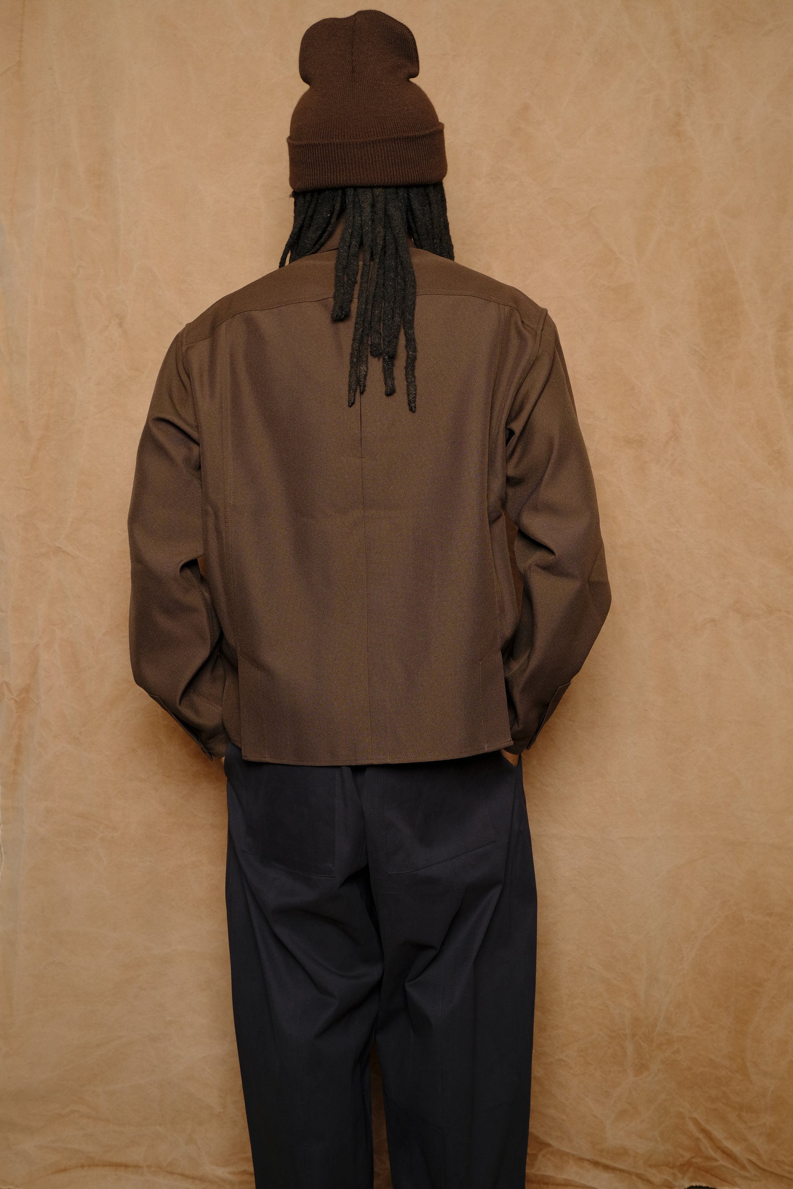 martial shirt in tobacco