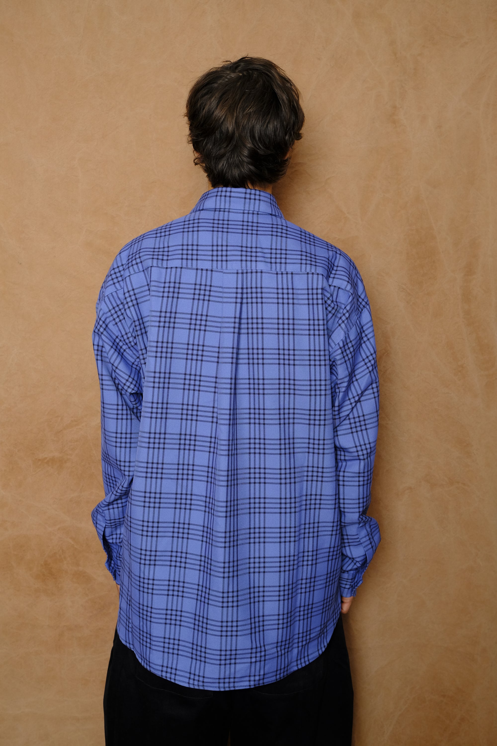 chisholm shirt in royal blue check