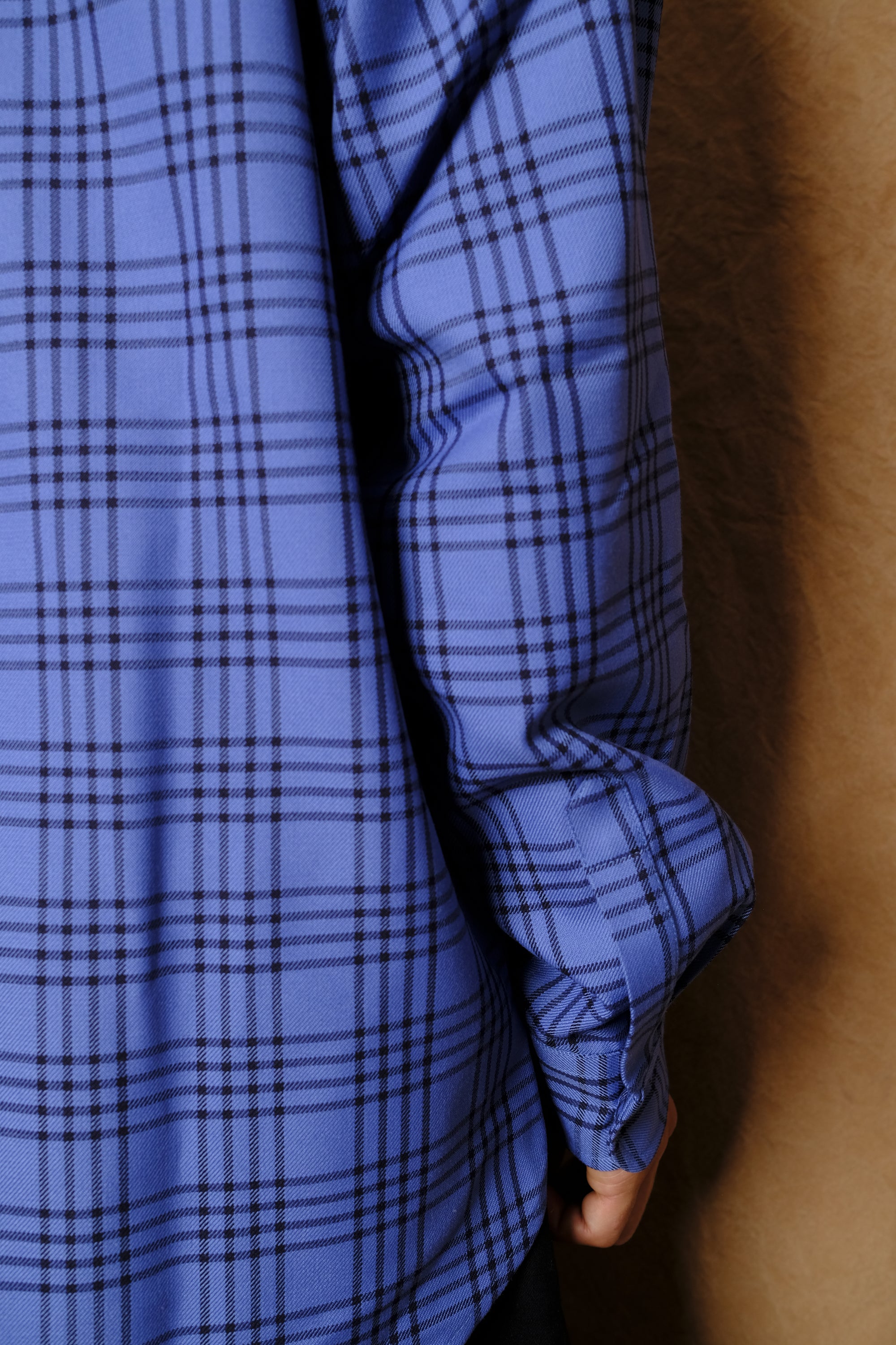chisholm shirt in royal blue check
