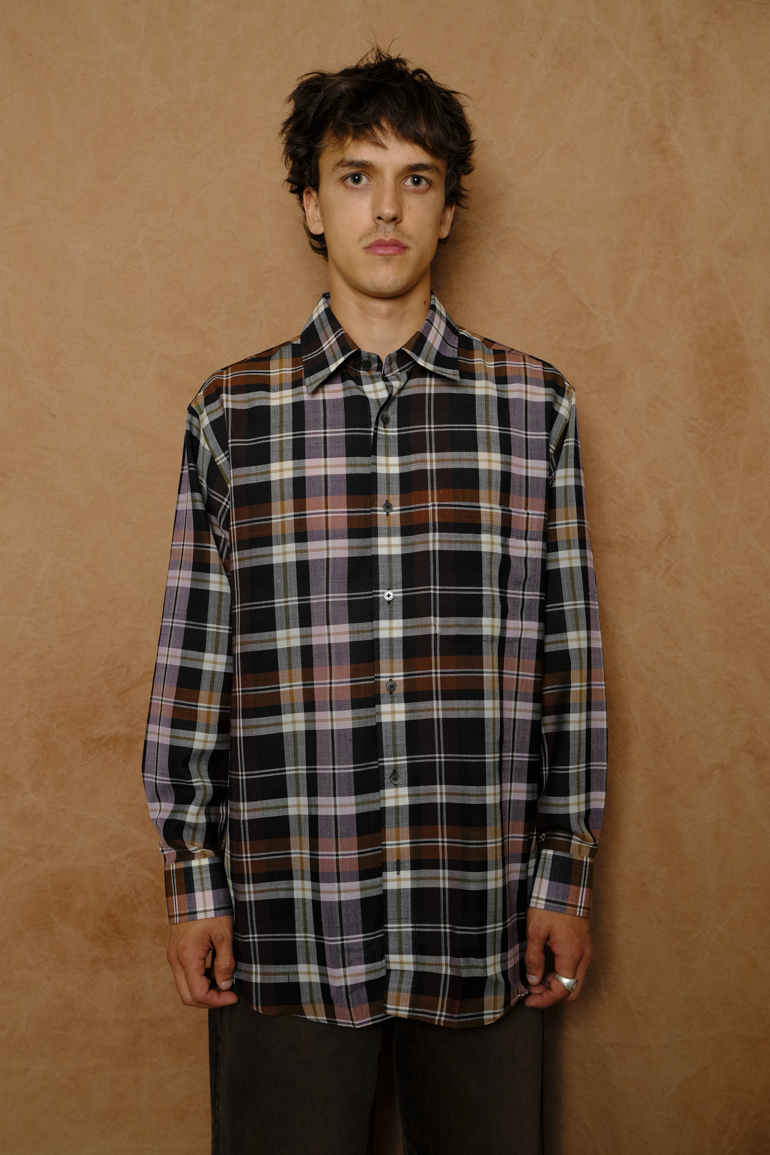hugo shirt in sienna plaid