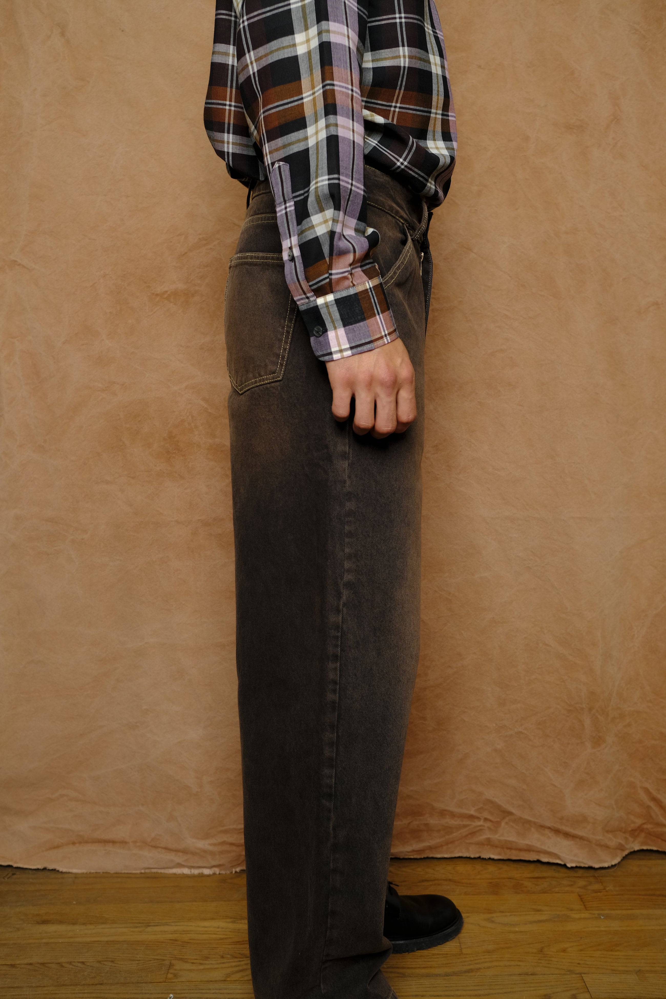 big ben jean in brown overdye