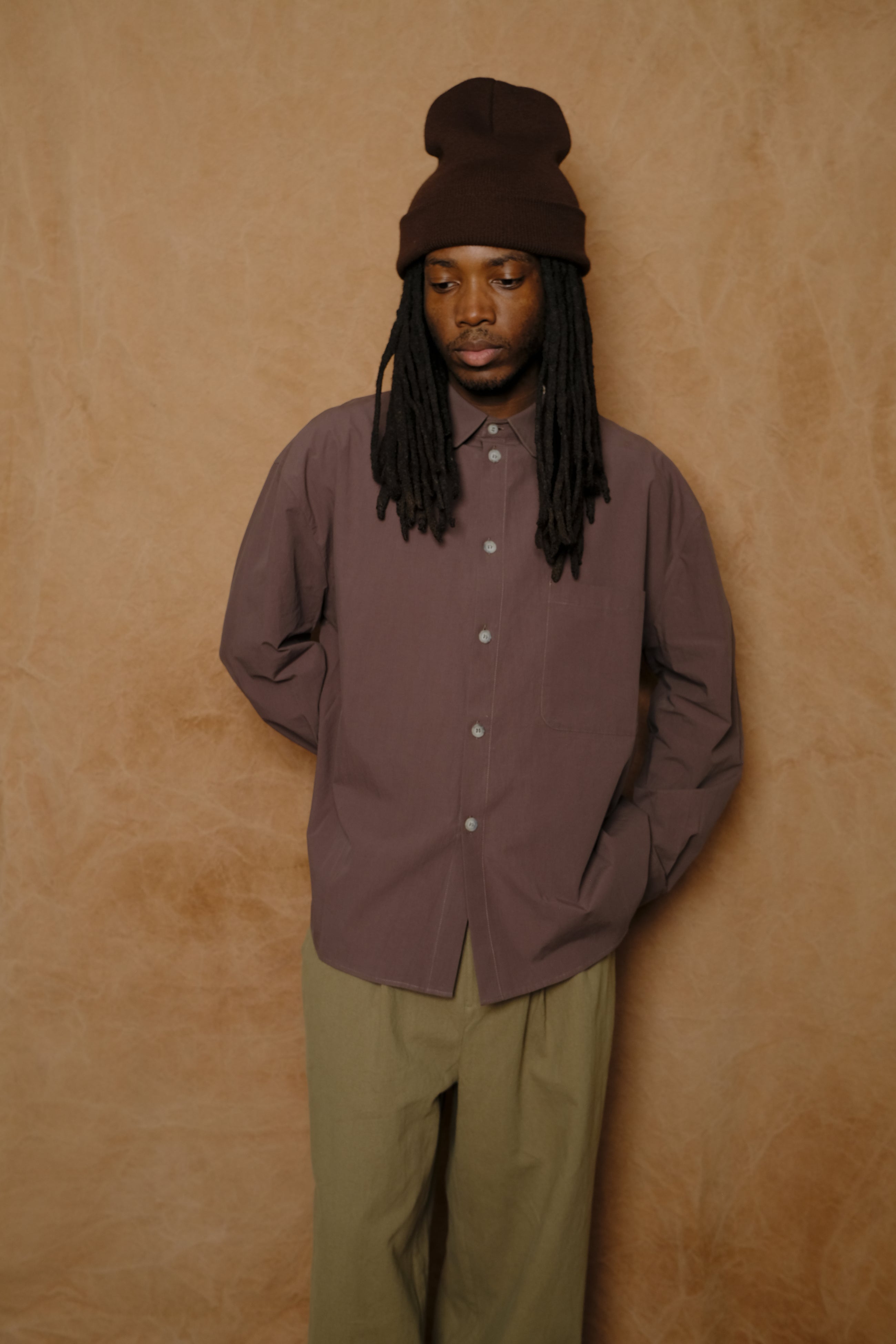 atlas shirt in charcoal