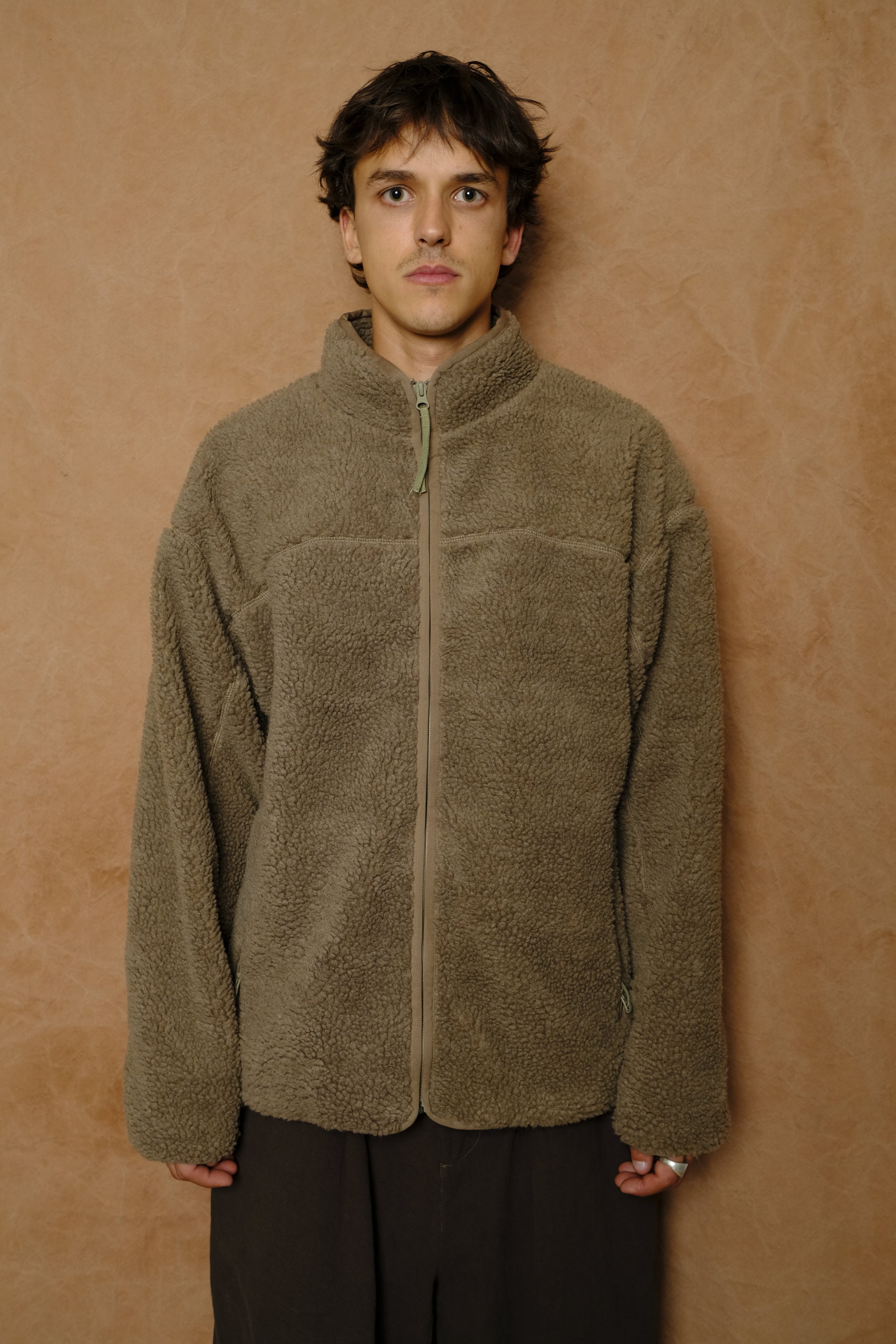 bigfoot fleece in plum brown