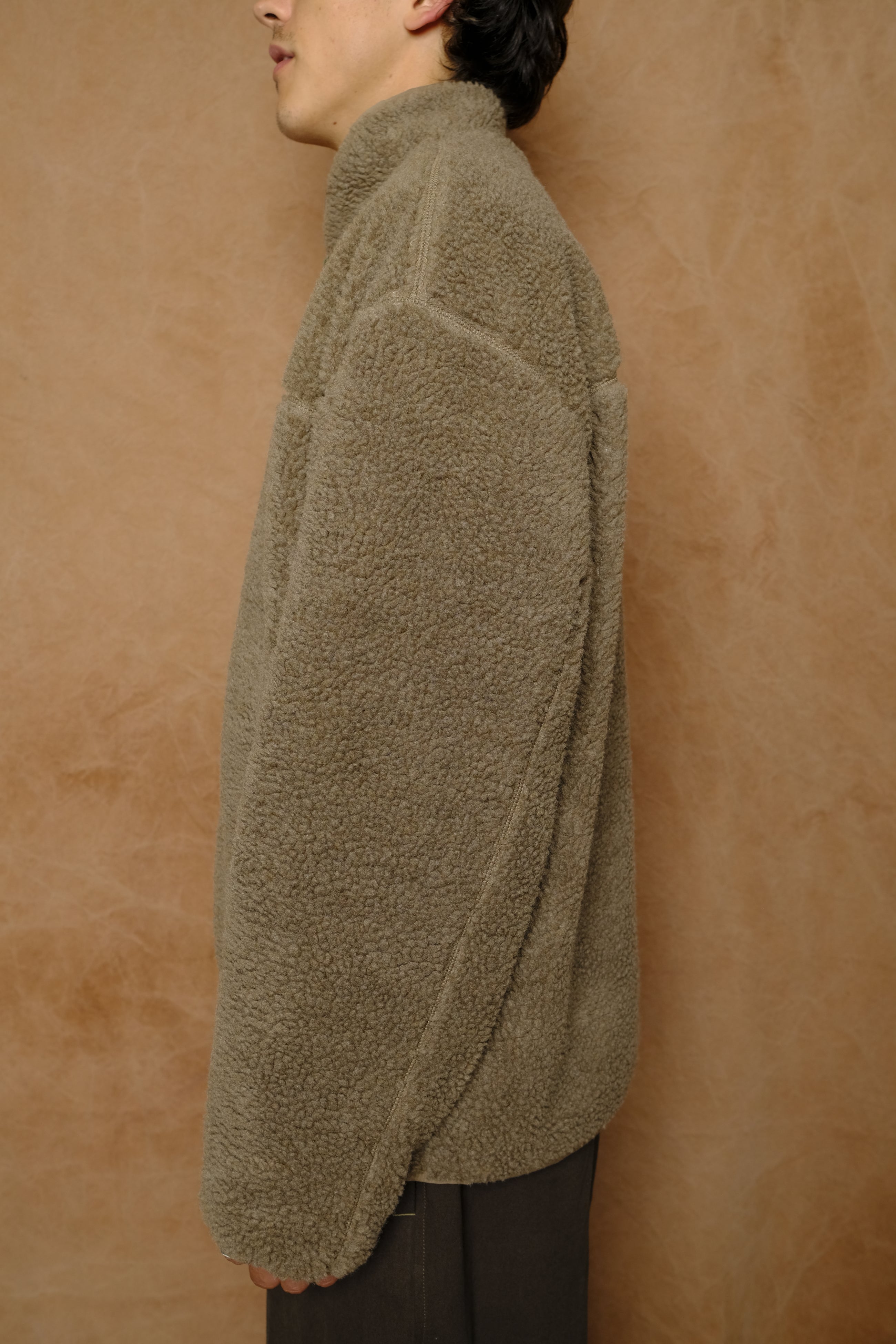 bigfoot fleece in plum brown