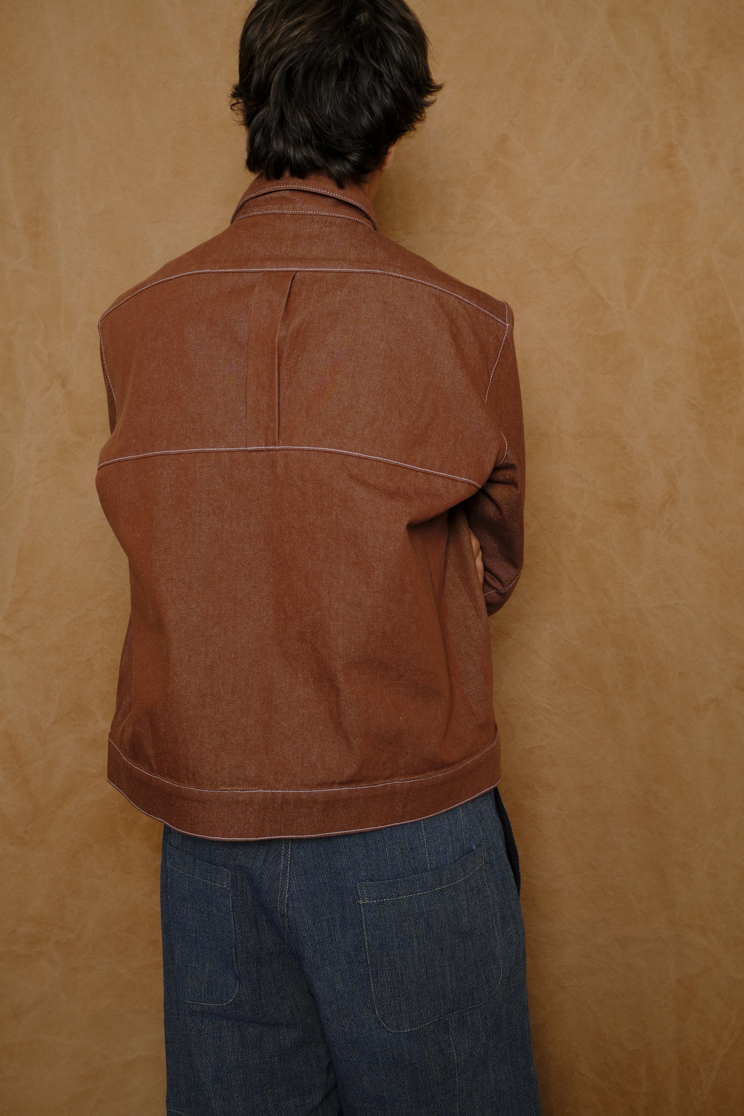 '75 london overshirt in stonewash denim