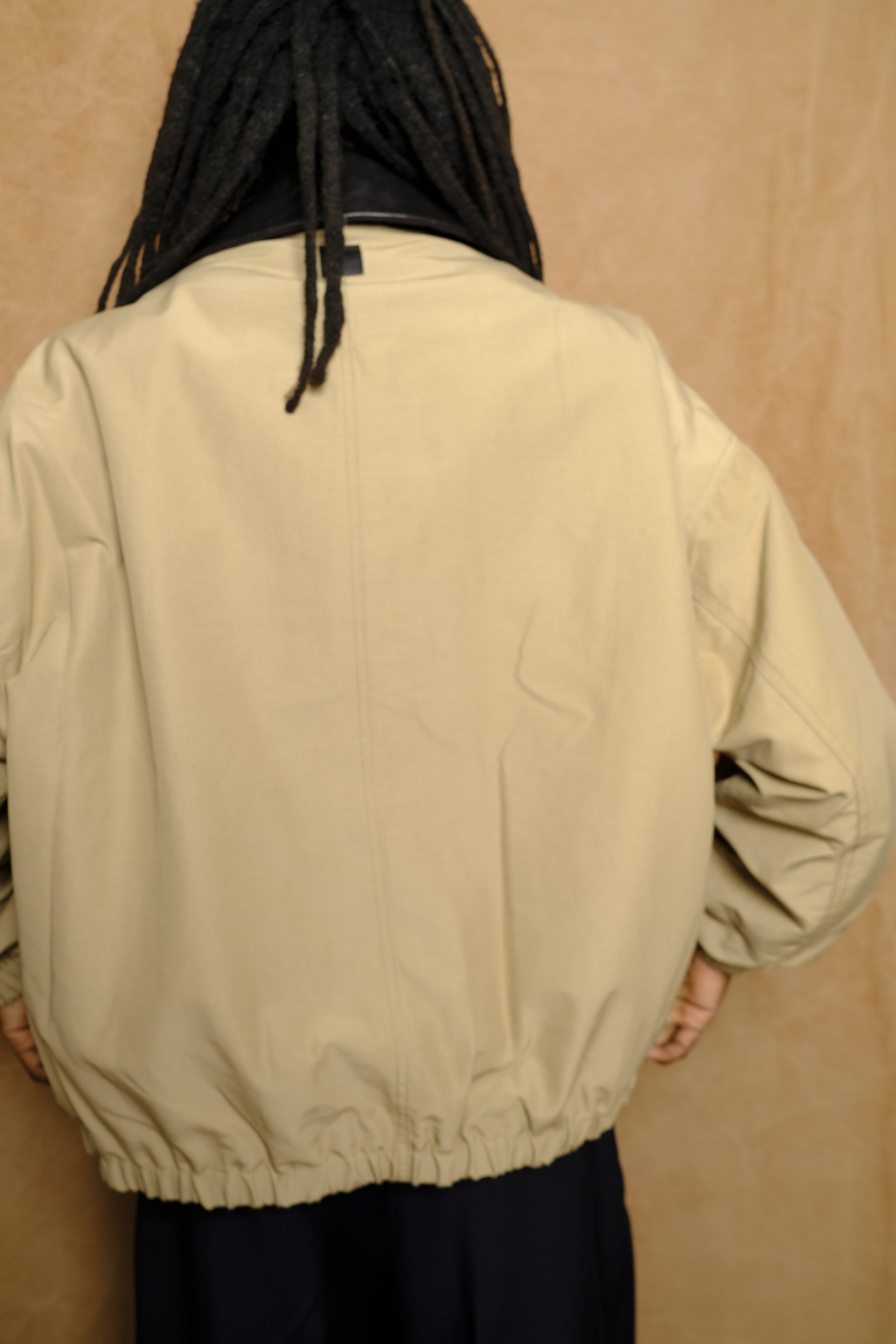 doka nylon tarp jacket in beige