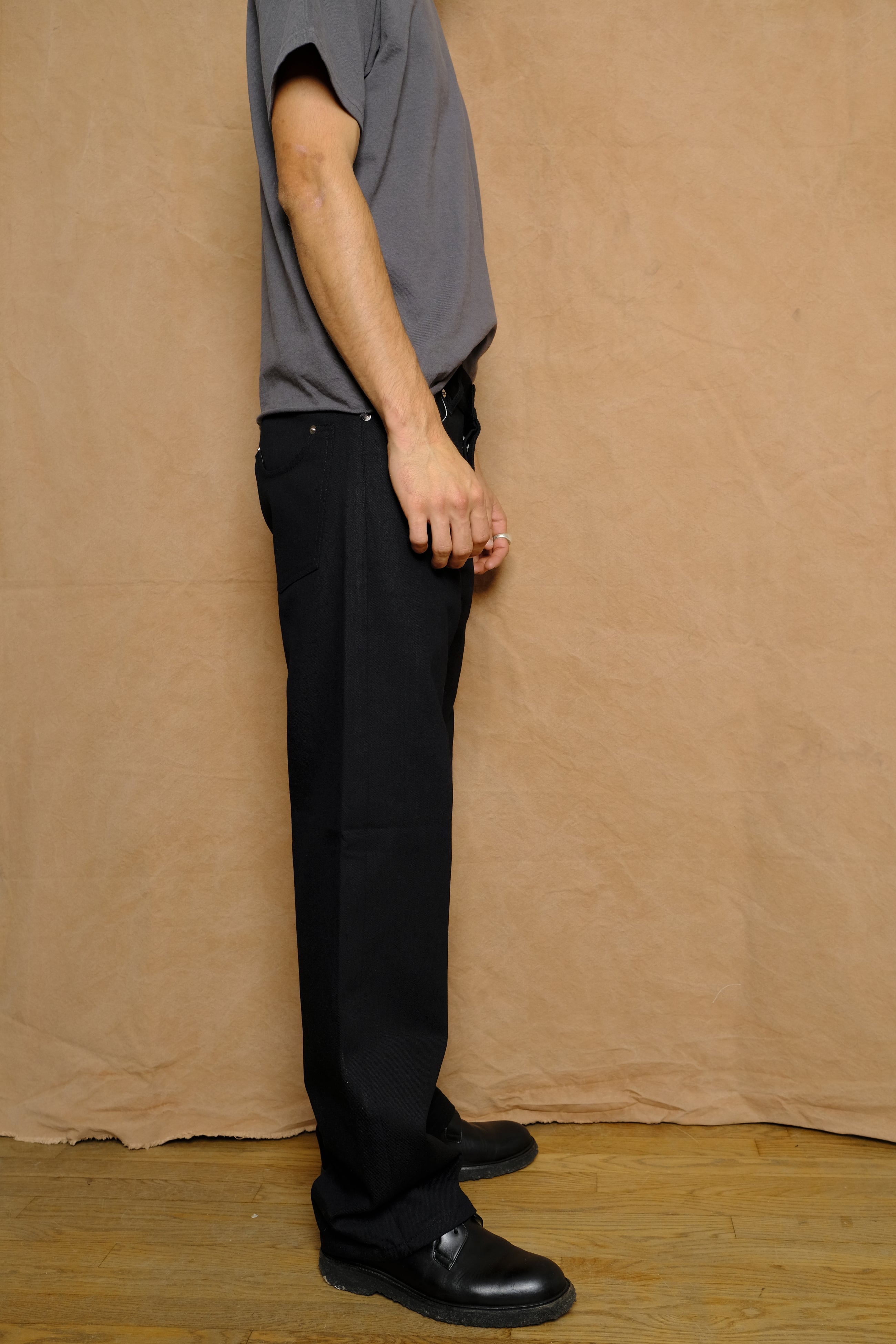 1947 denim in raw black