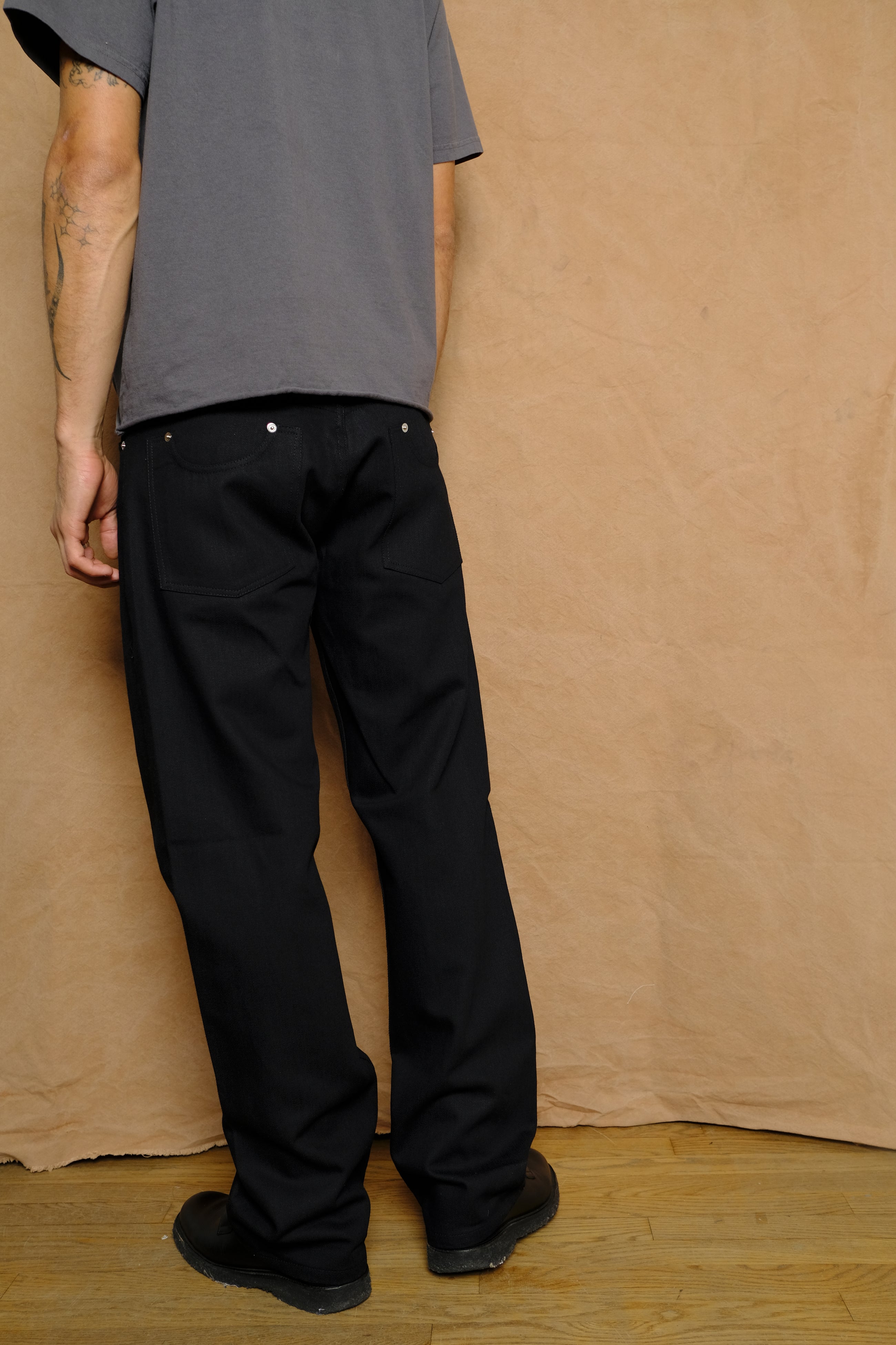 1947 denim in raw black