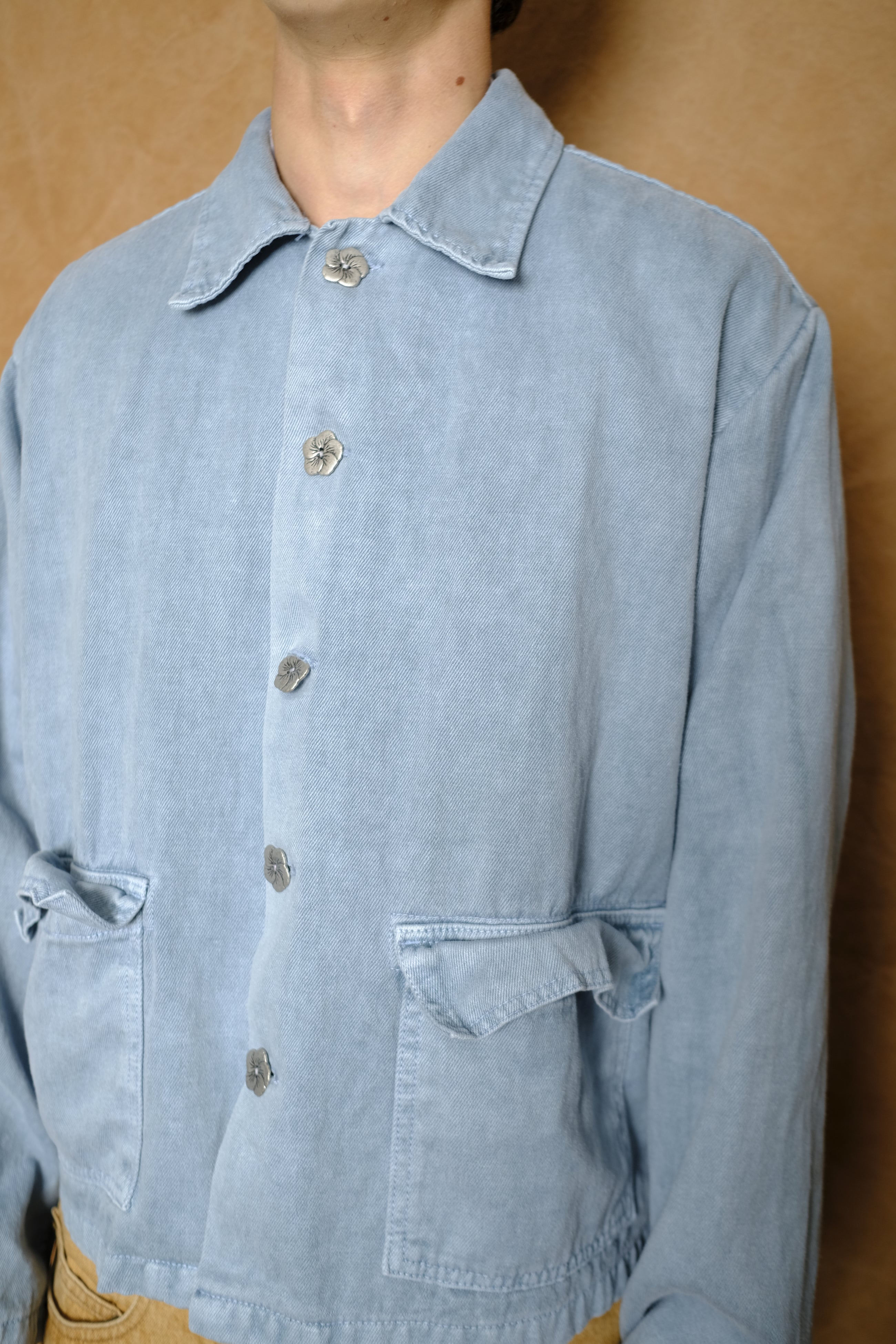 community of lovers jacket in high tide blue