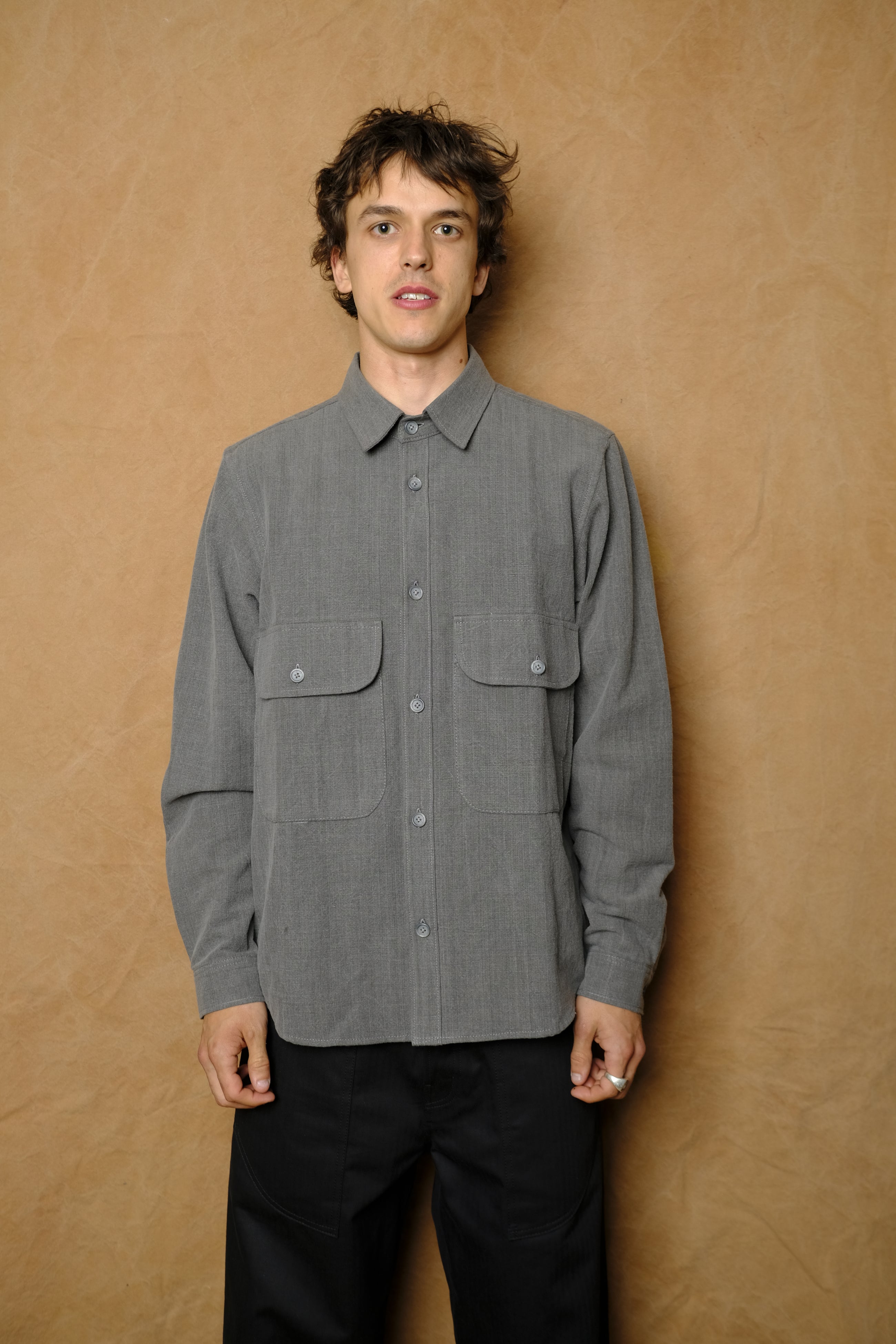 field shirt in sumi ink