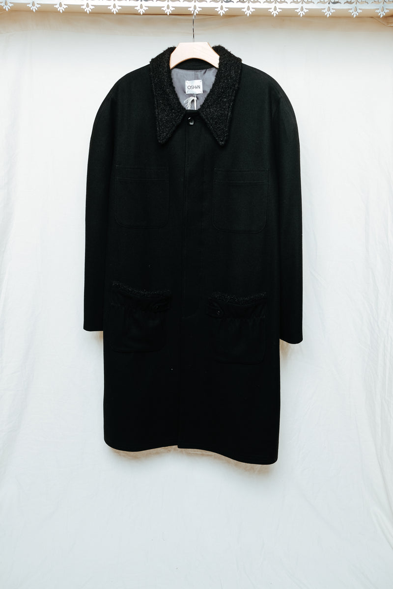 the general coat in black