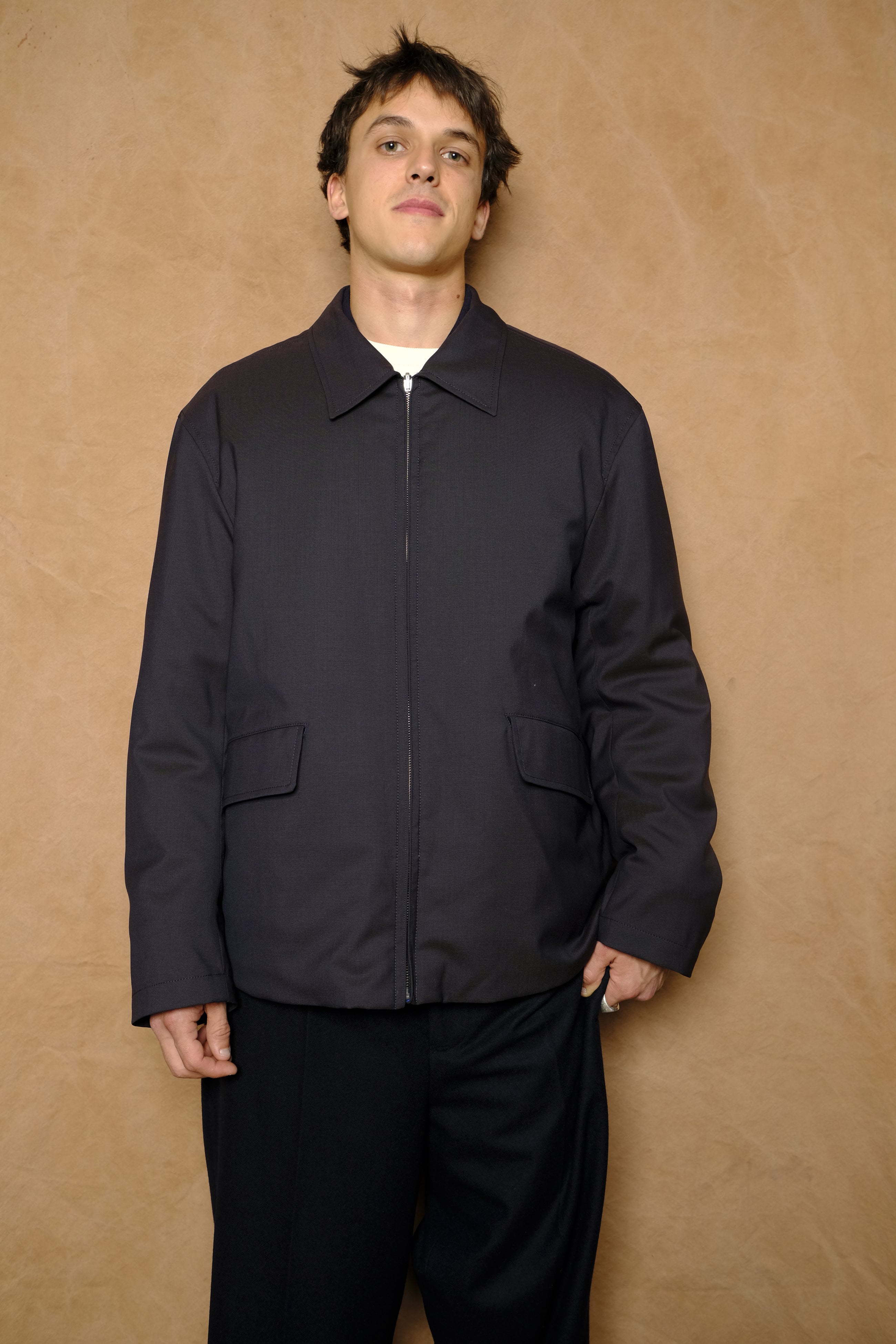 reversible blouson in buffalo check