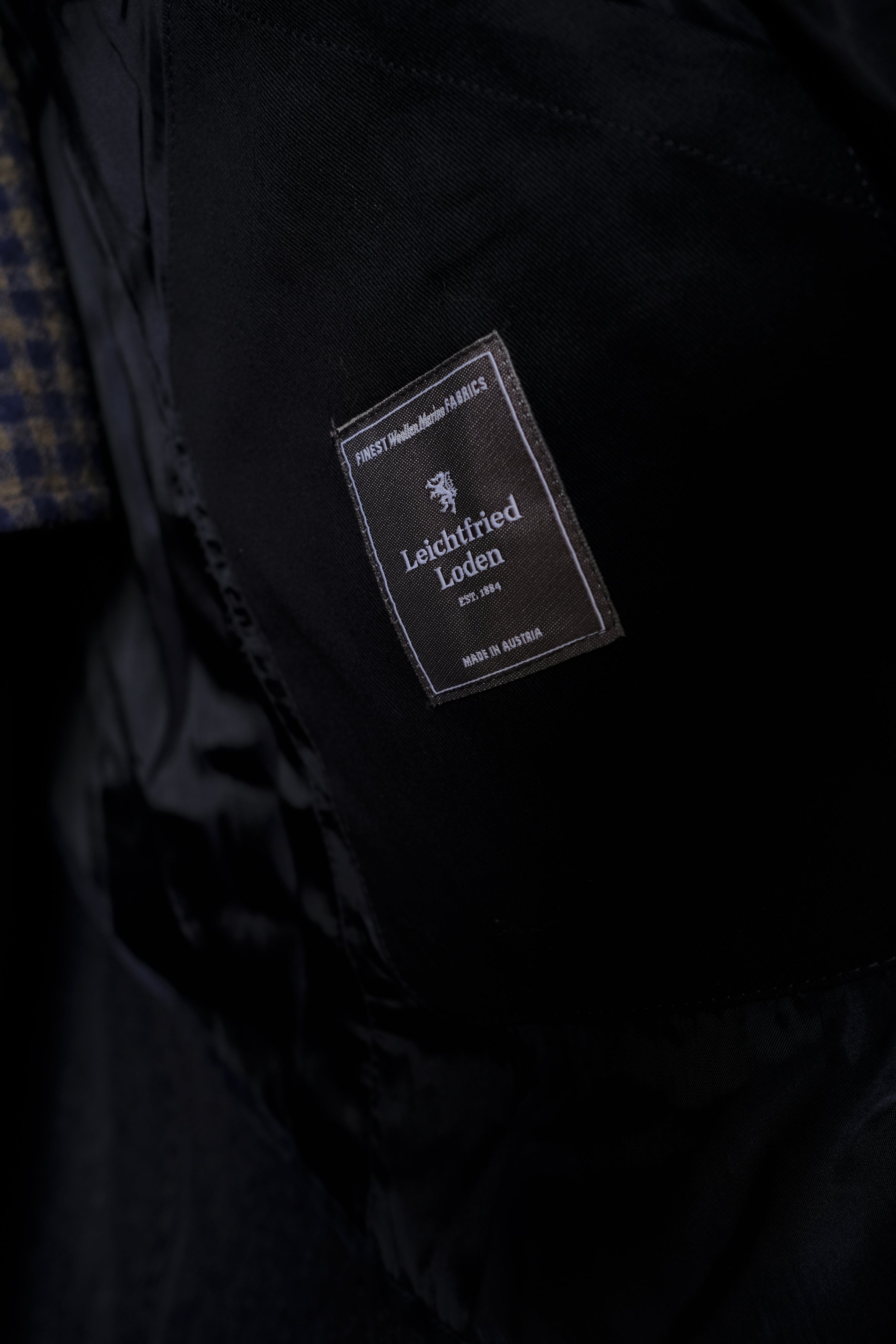 austria himalaya loden inverted pleats balmacaan coat in navy