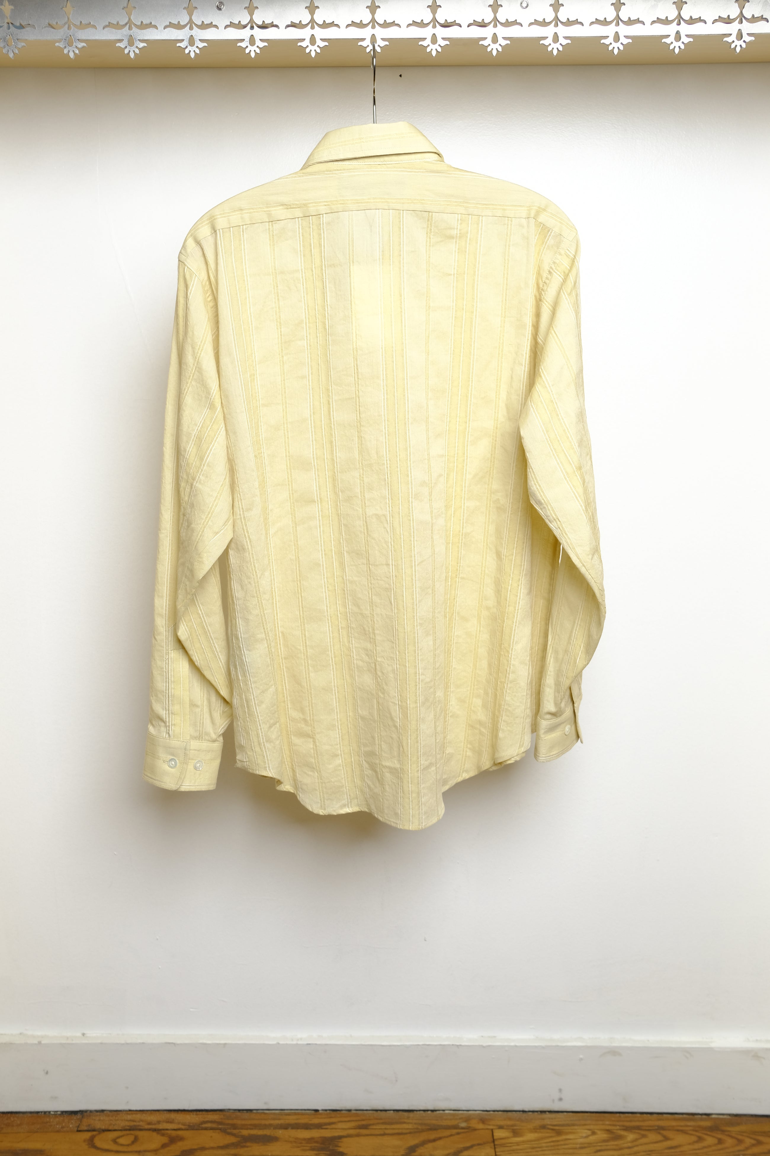 dobby stripe dress shirt