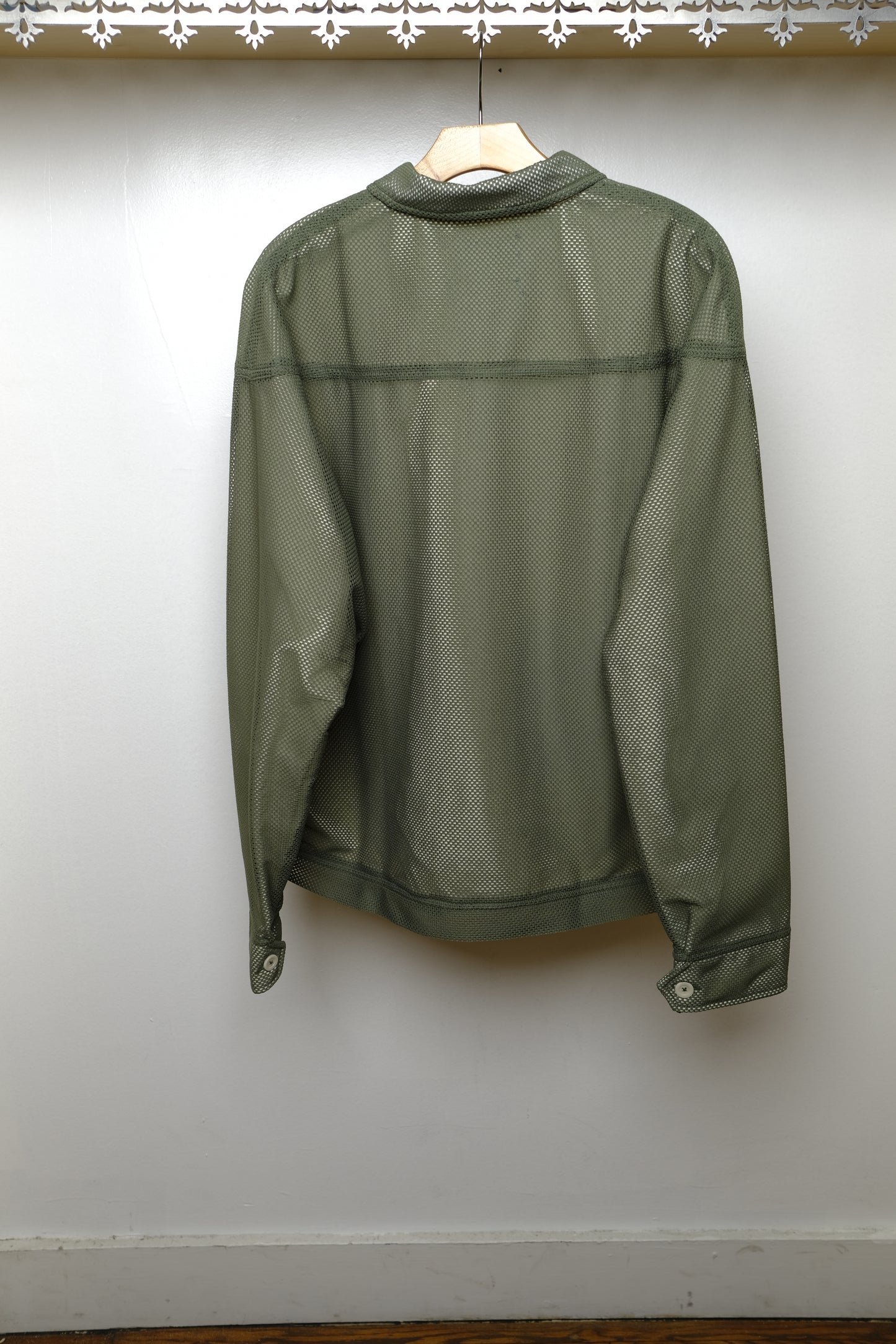 archetype jacket in military cream