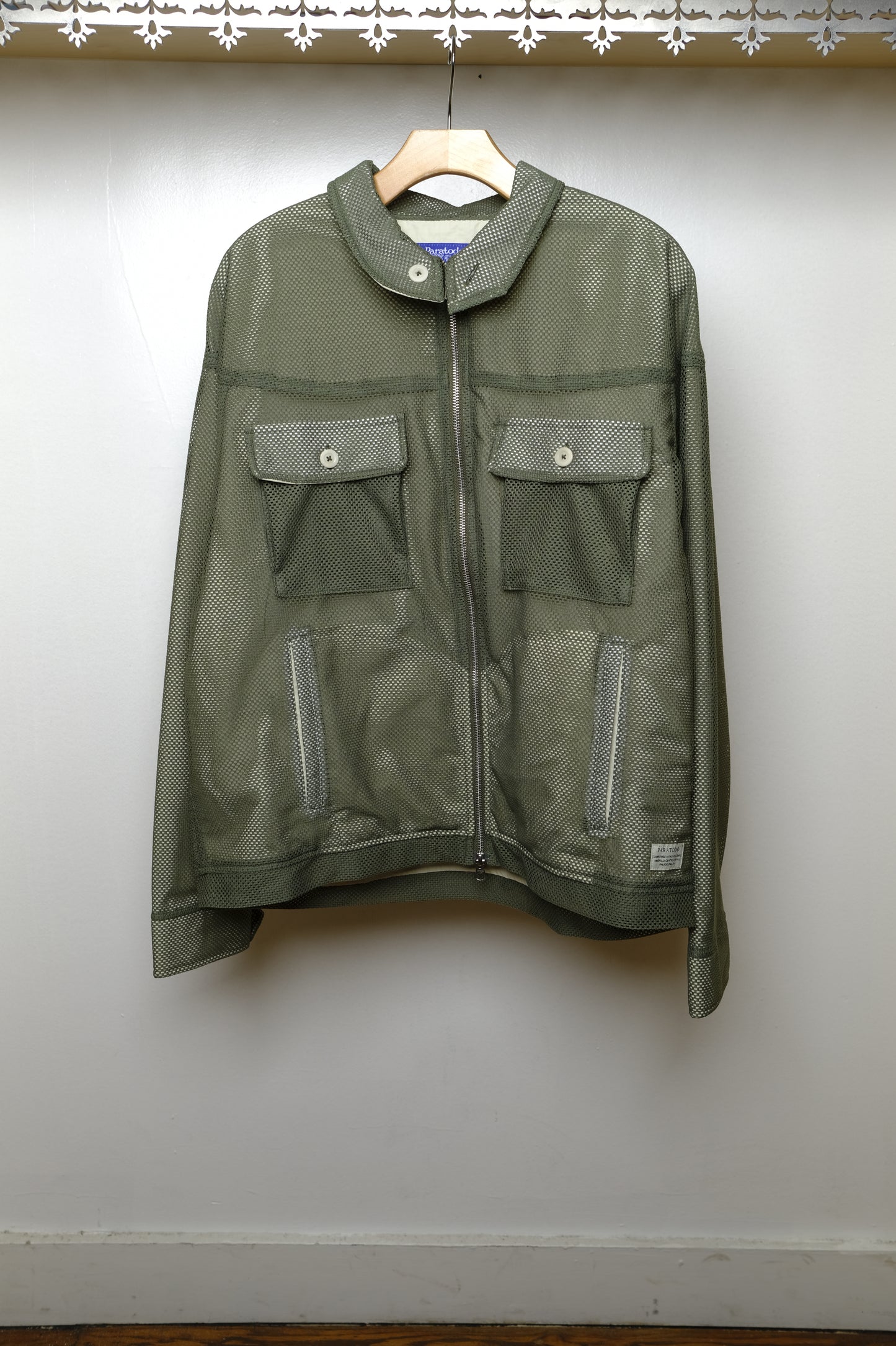 archetype jacket in military cream