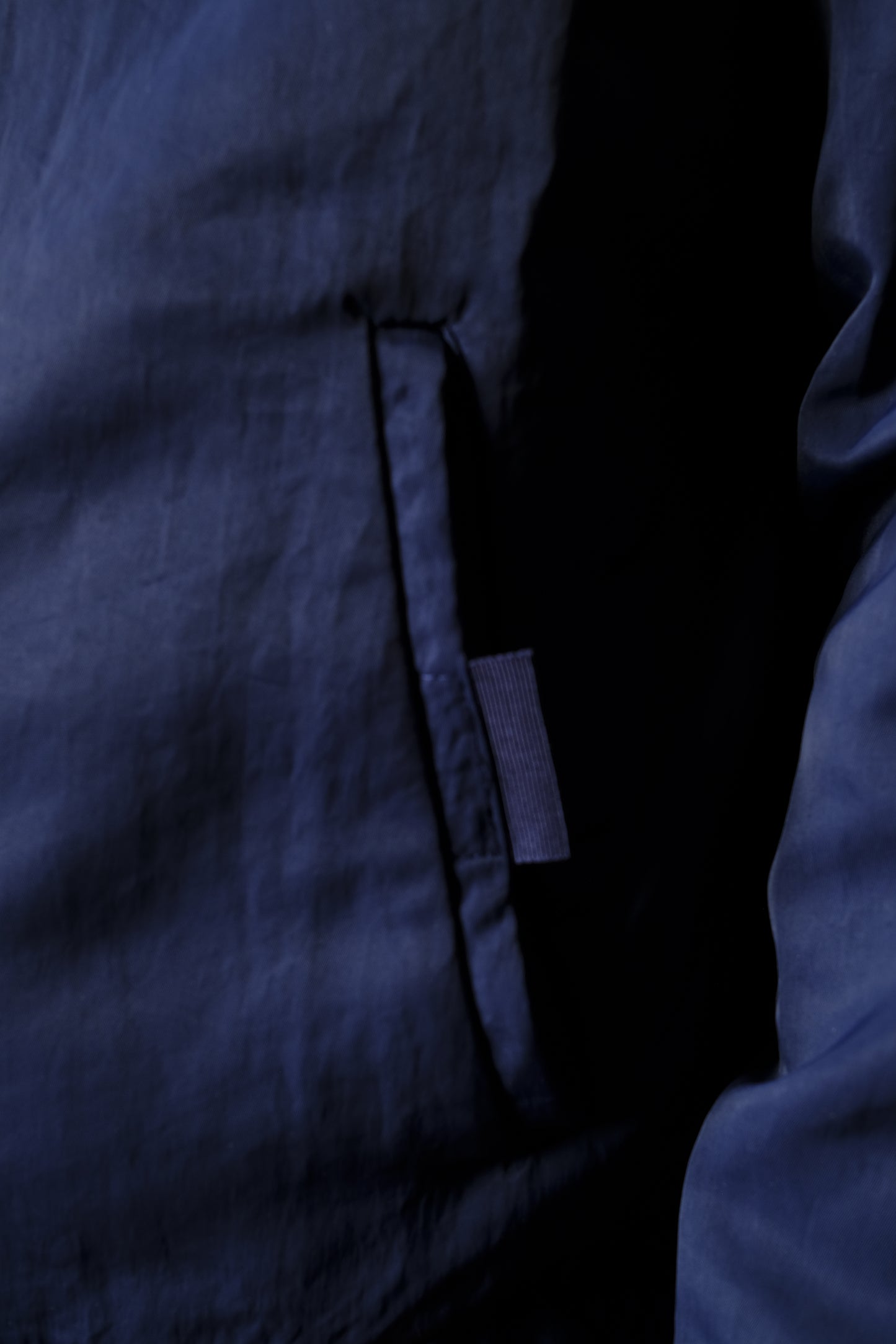 the zip up jacket in navy