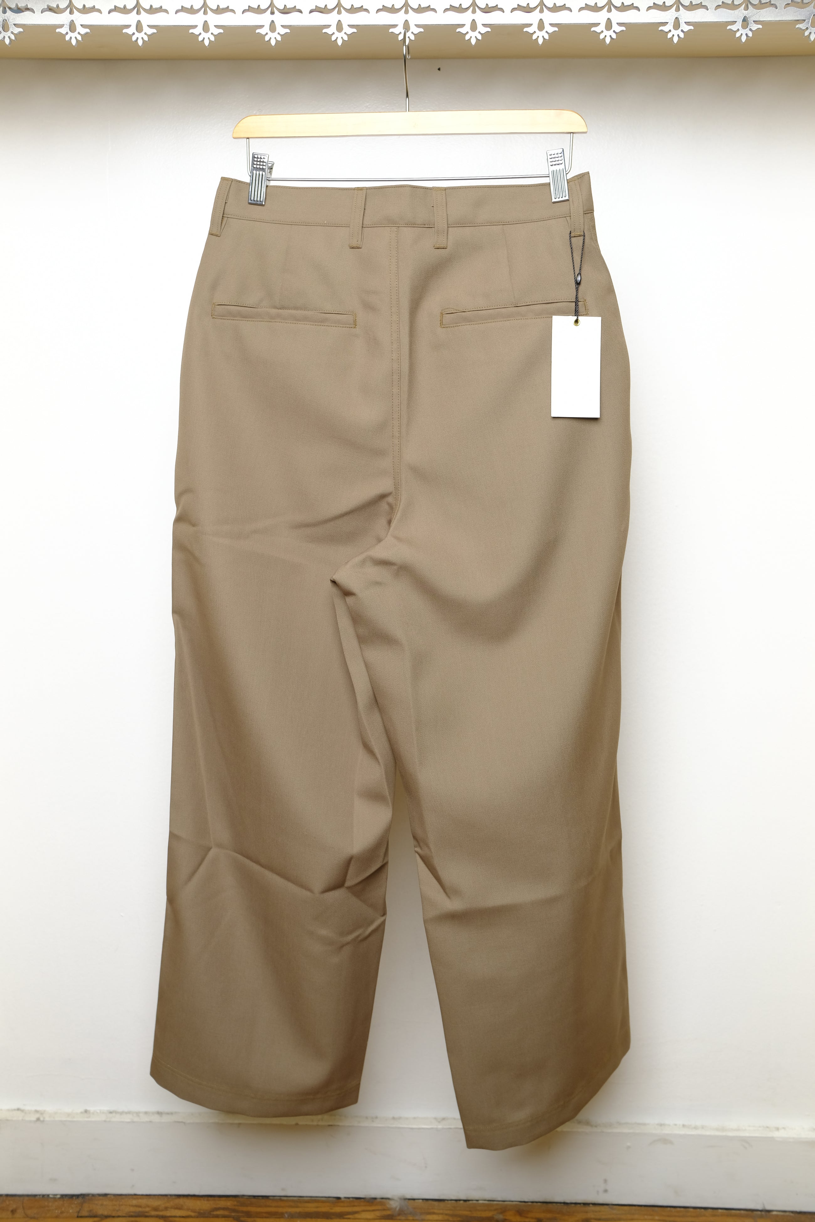 forman wool slacks in khaki