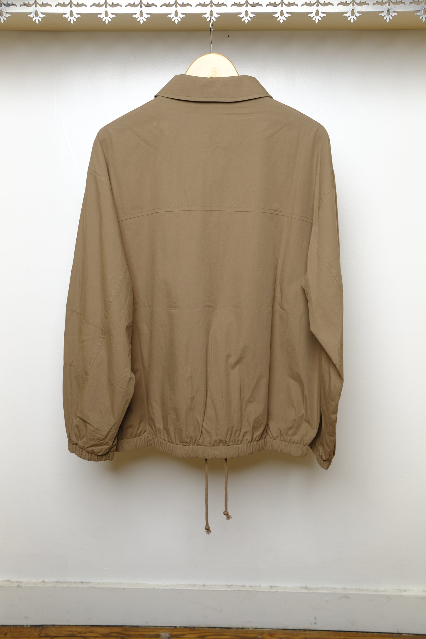 grounds jacket in olive