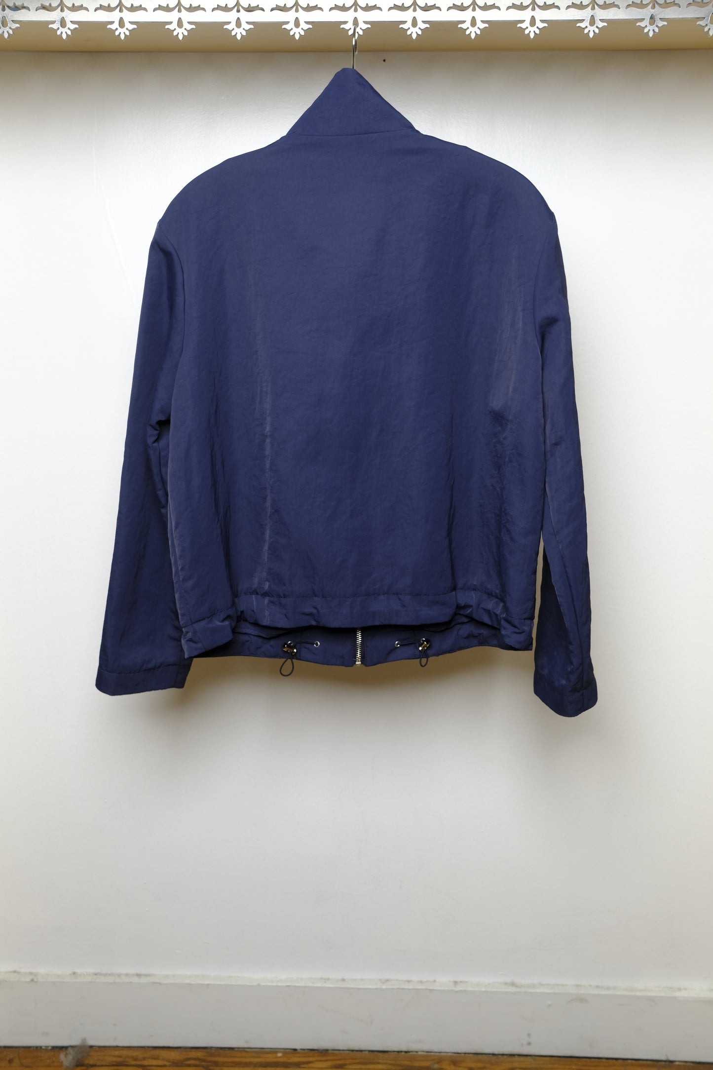 the zip up jacket in navy