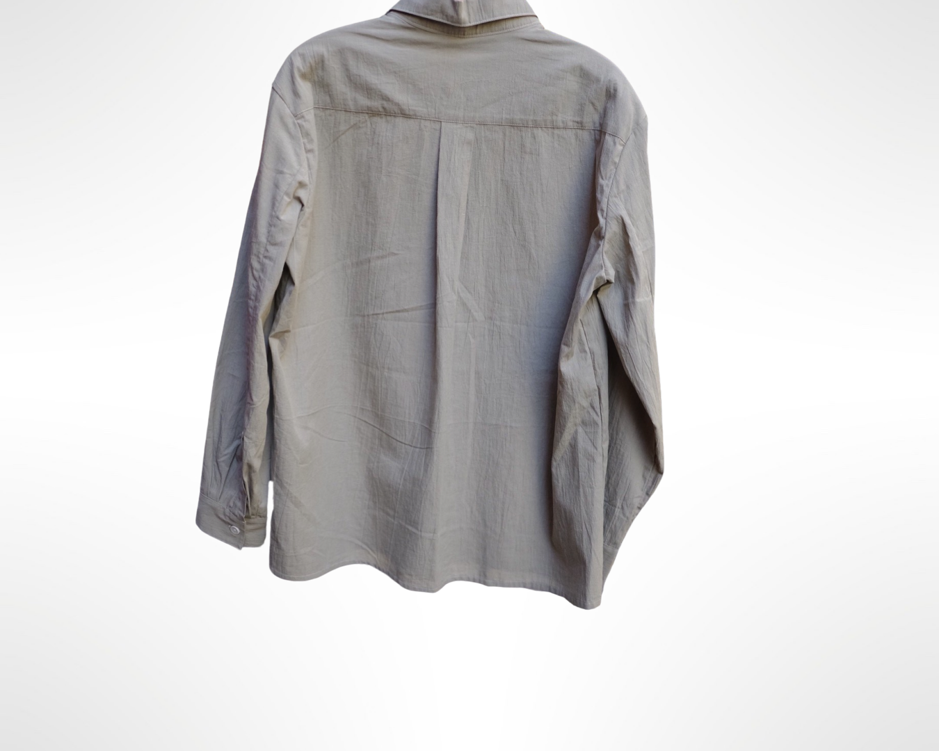 studio shirt - sage crinkle cloth