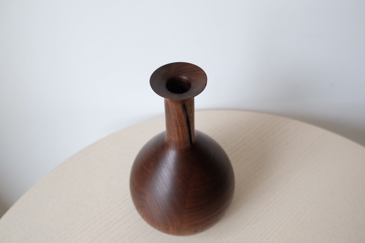 walnut vase