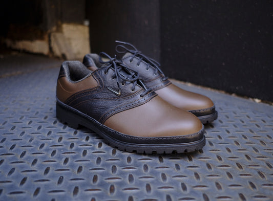 reconstructed nike golf derby shoes - m us 8.5