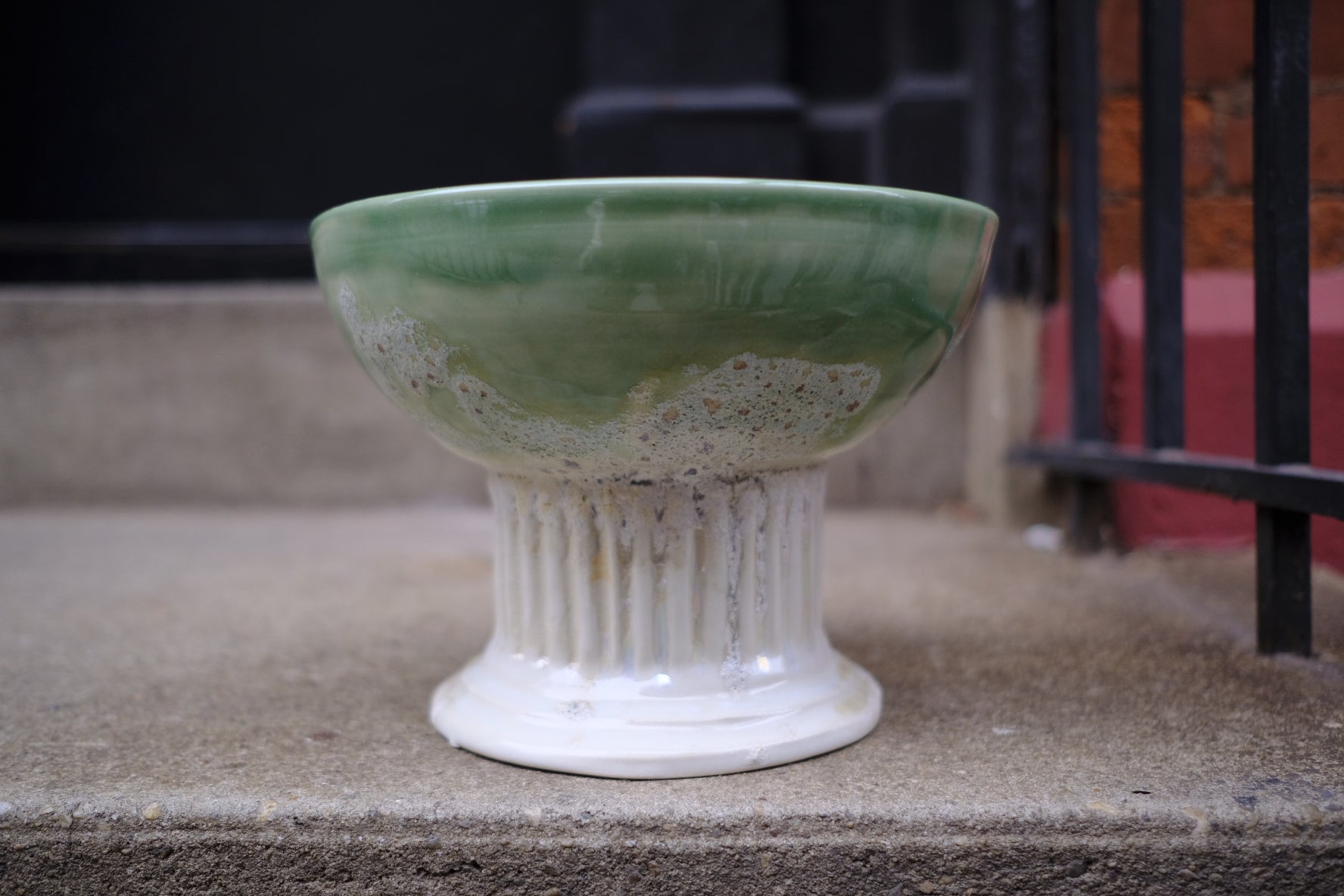 column pedestal bowl