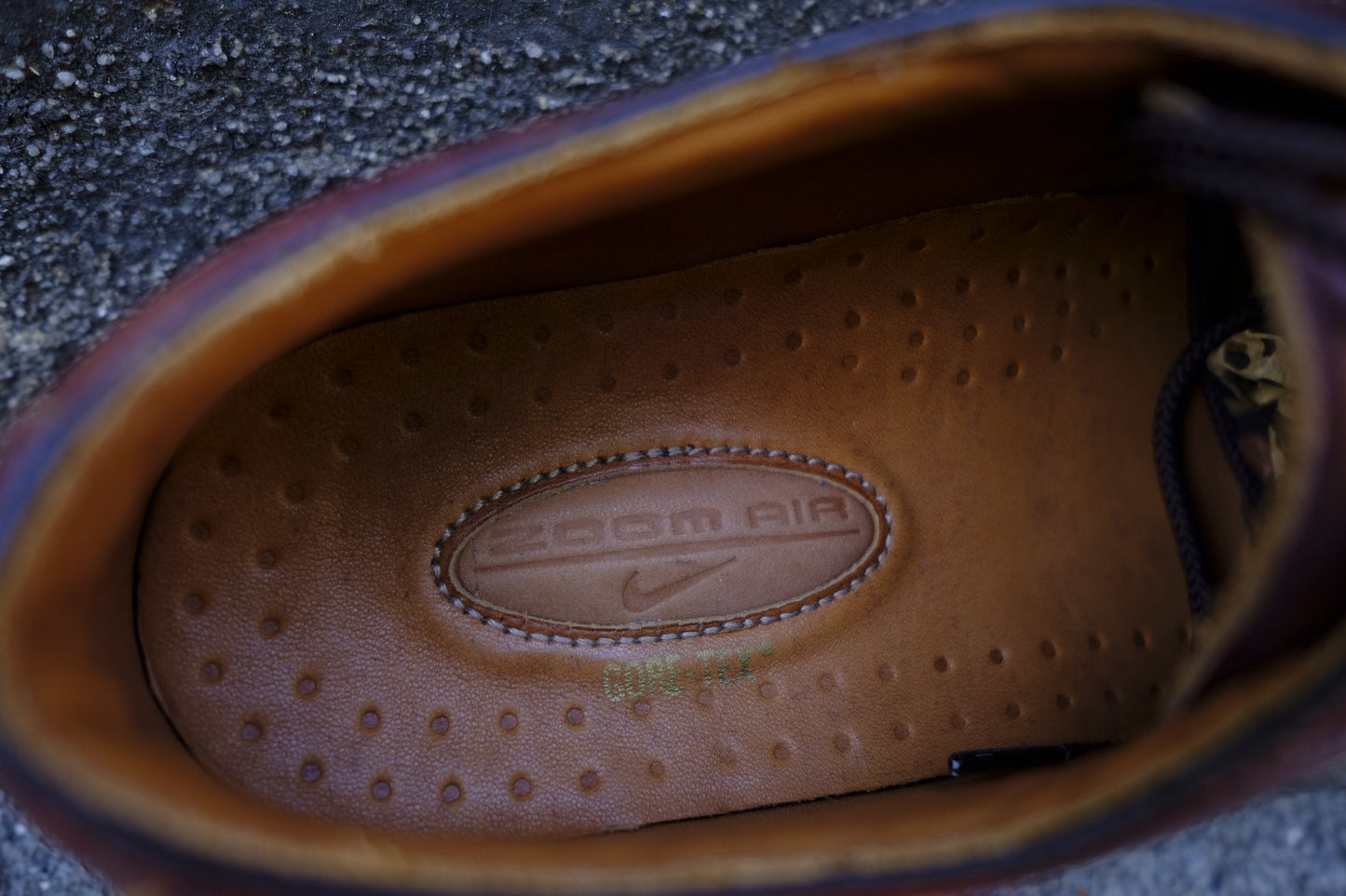 reconstructed 1997 nike golf moc toe boot - m us 8.5