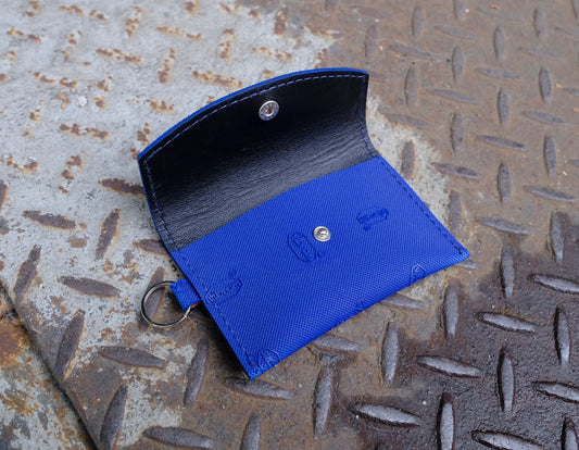 vibram card holder - cobalt