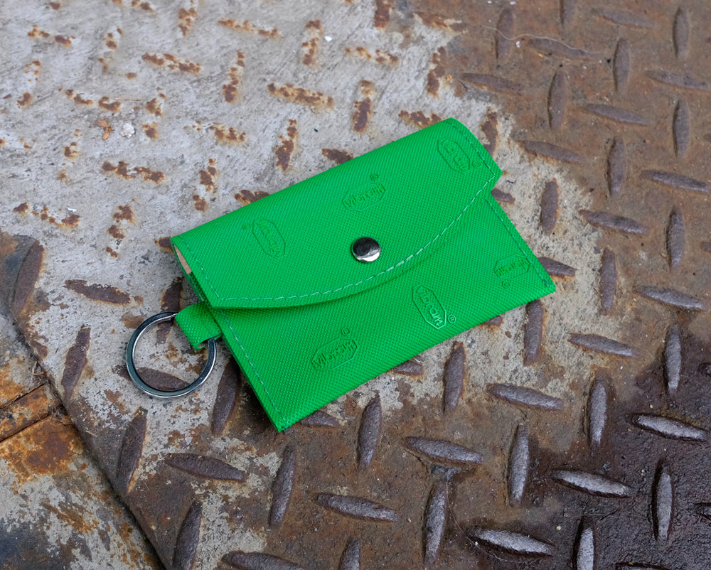 vibram card holder - green