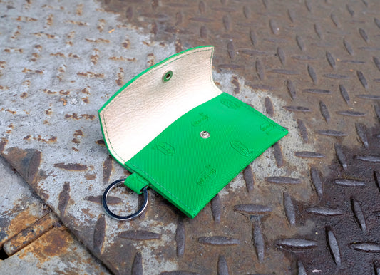 vibram card holder - green