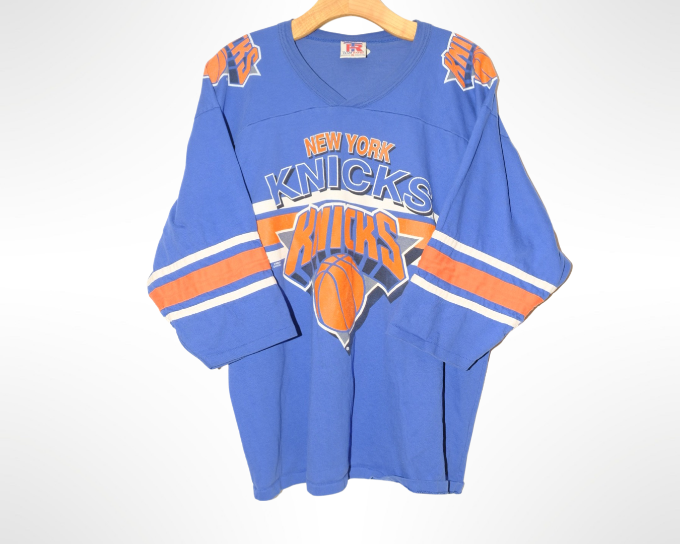 90s new york knicks cotton jersey style tee