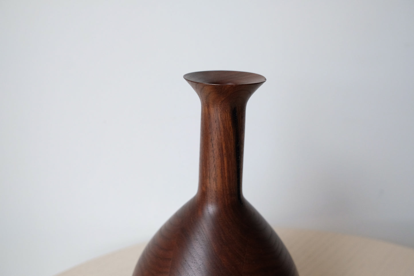 walnut vase