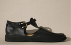 t strap in black