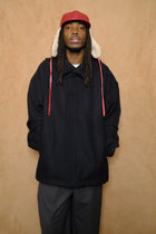 short coat in dark navy