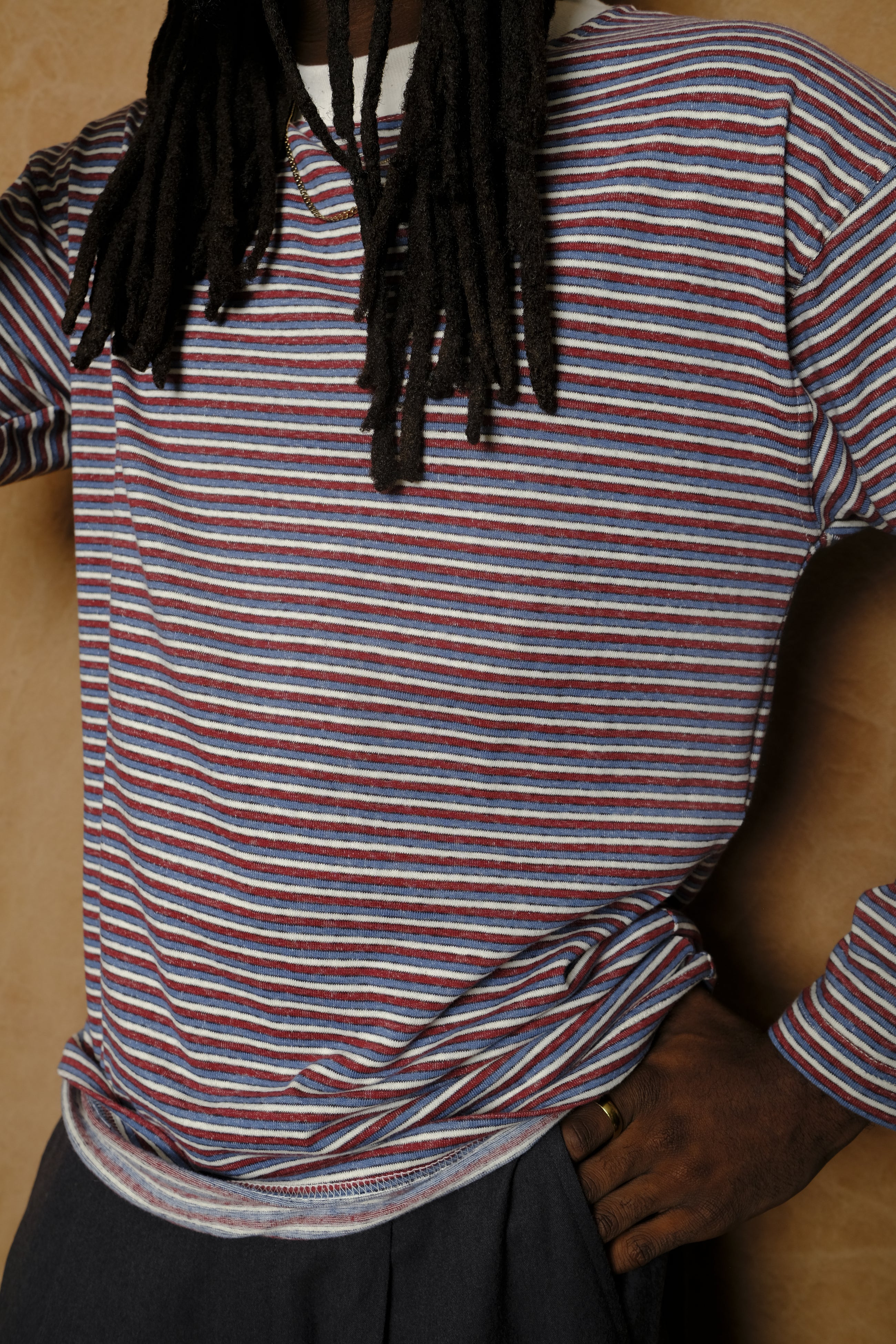 striped long sleeve tee