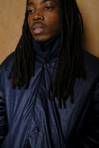 liv collared bomber in blue on blue