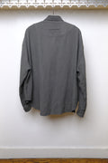 cropped river shirt in paper
