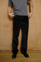 Factors Trouser in Black Corduroy