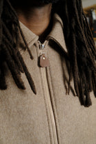 forman wool jacket in beige